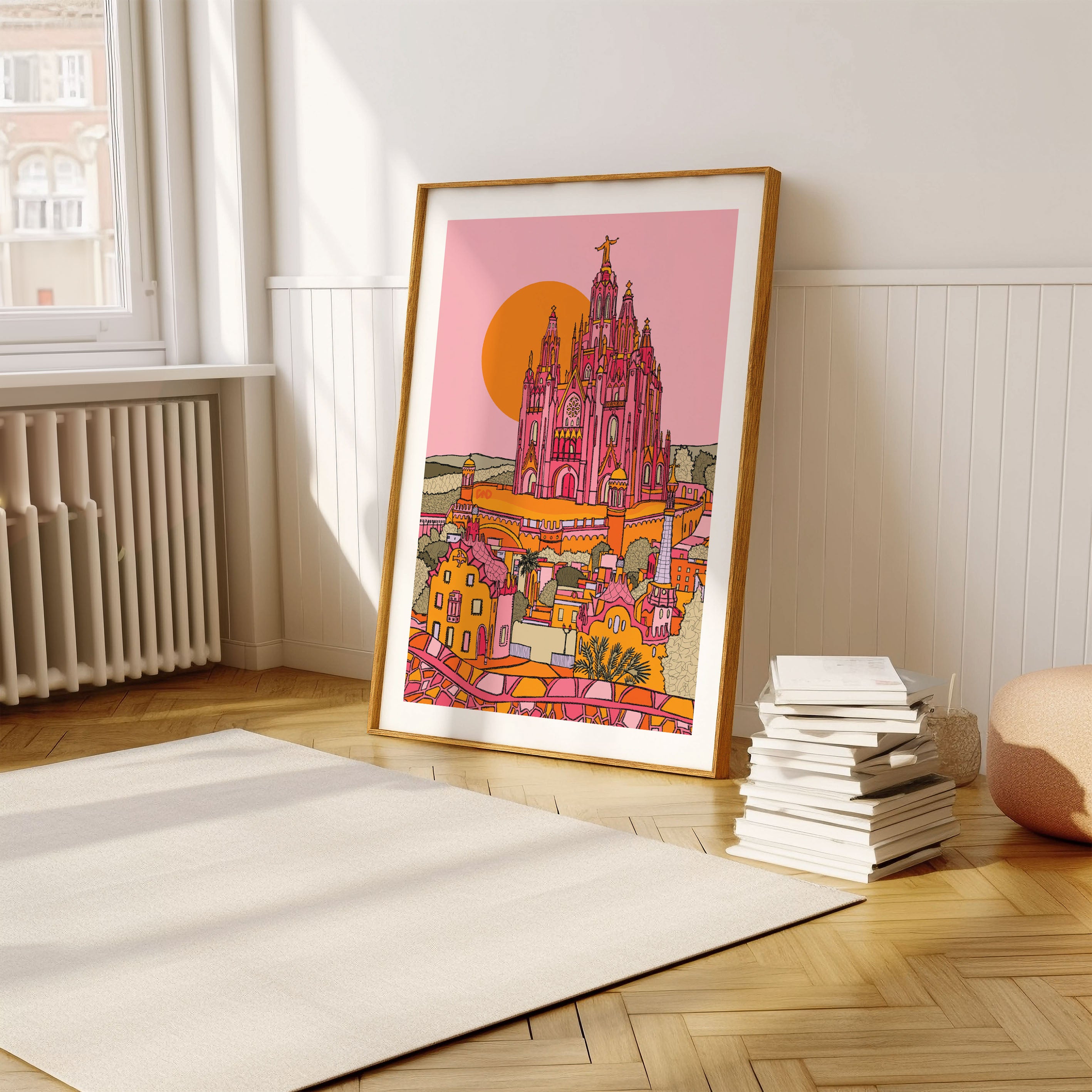 barcelona art print