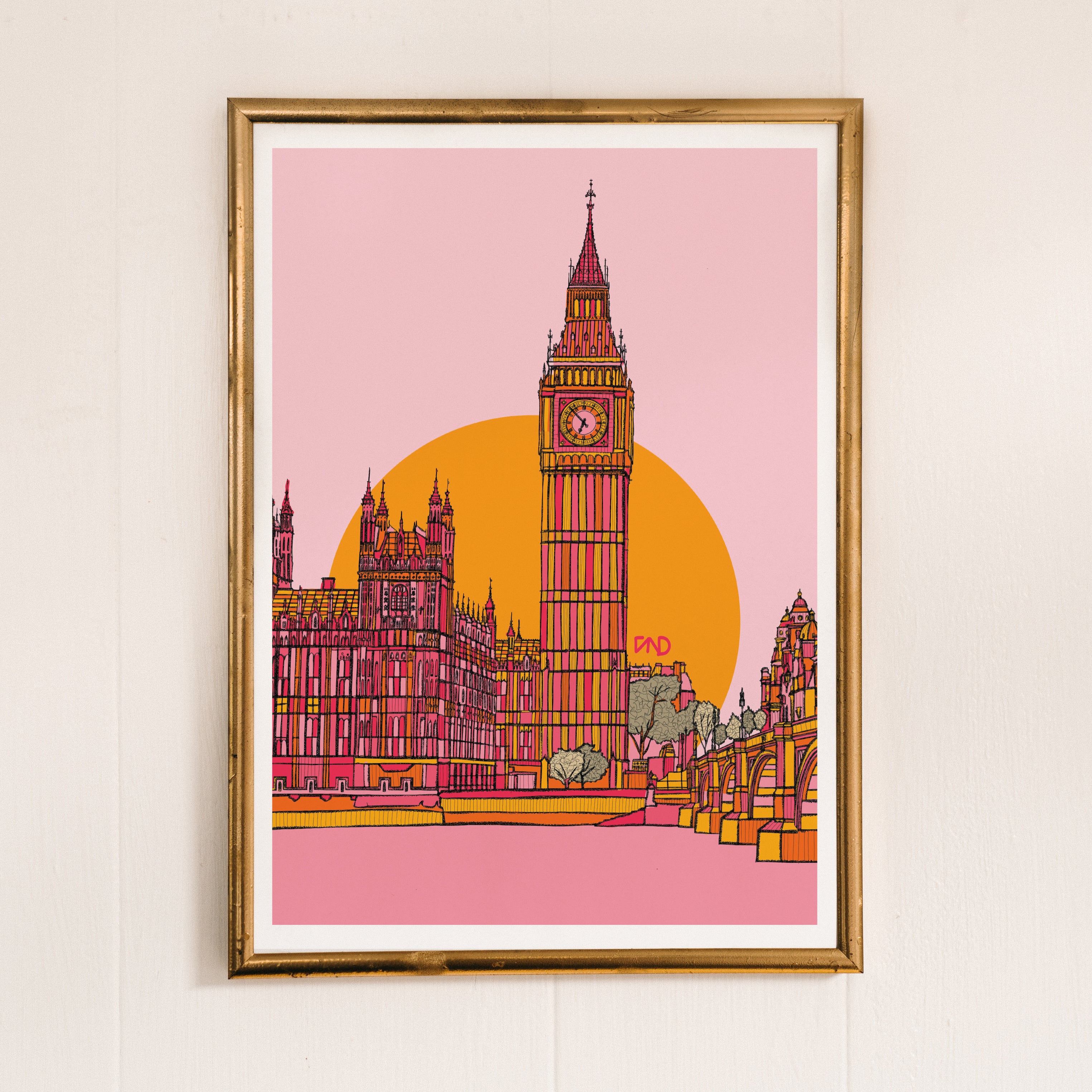 big ben art print
