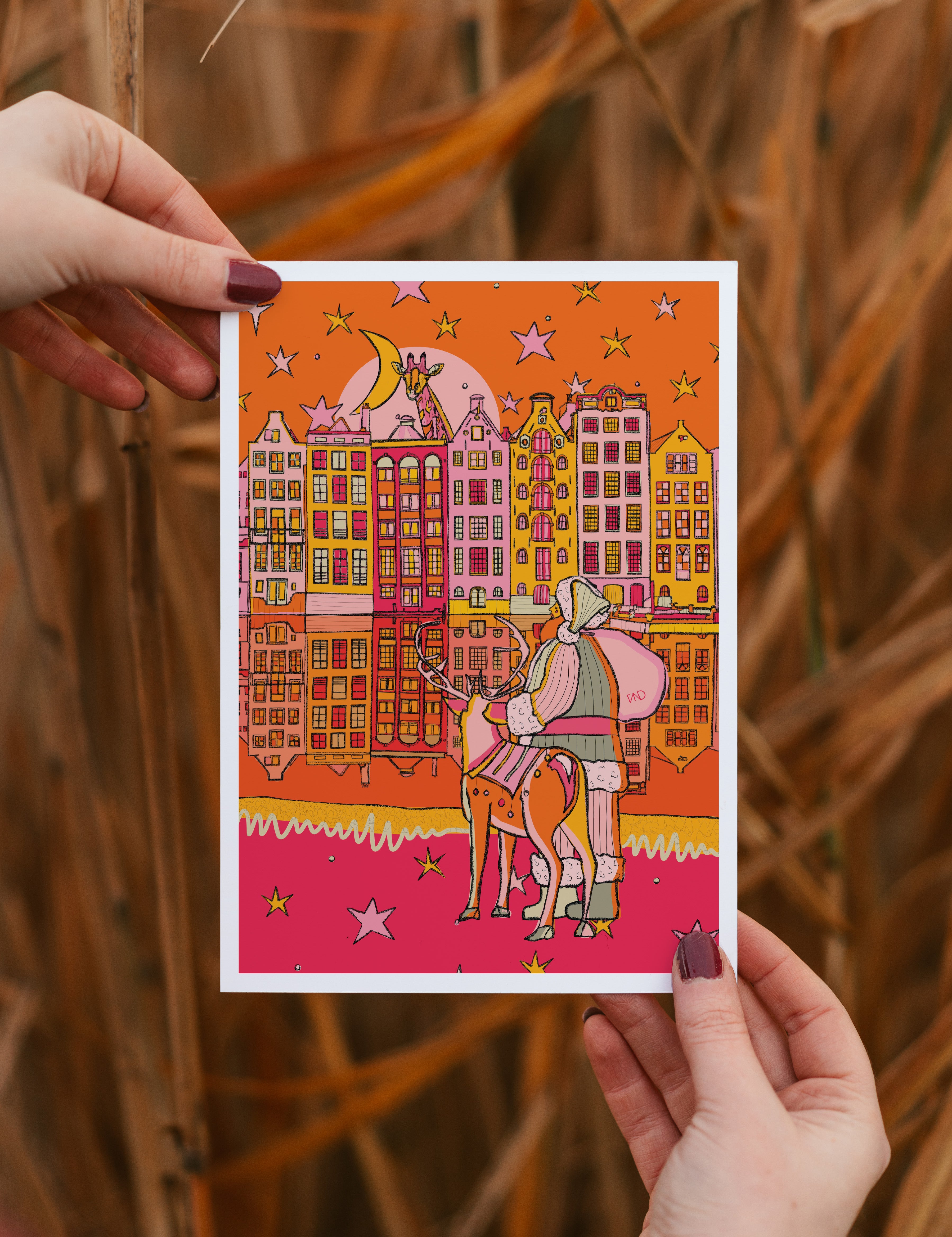 Christmas decor art print