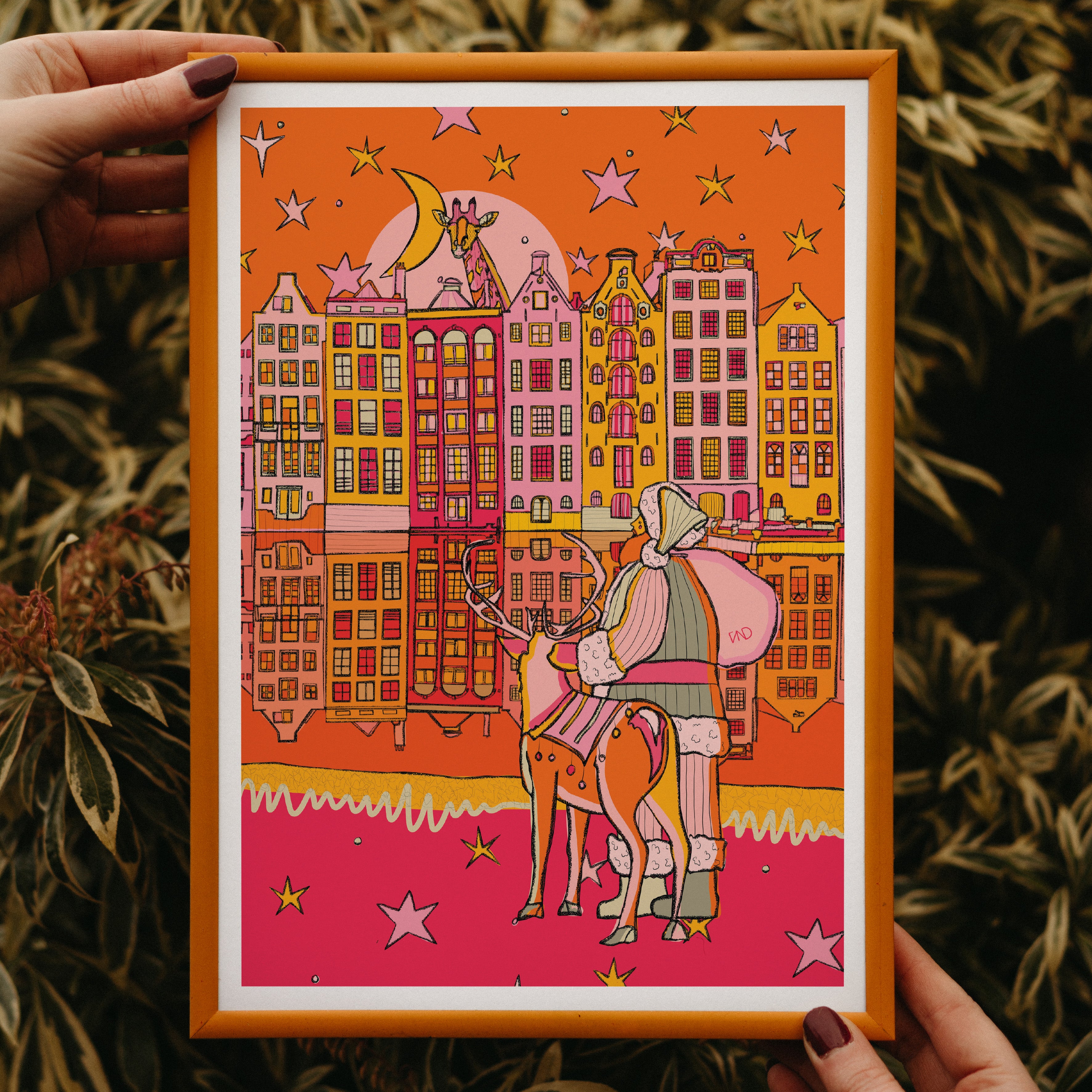 Christmas decor art print