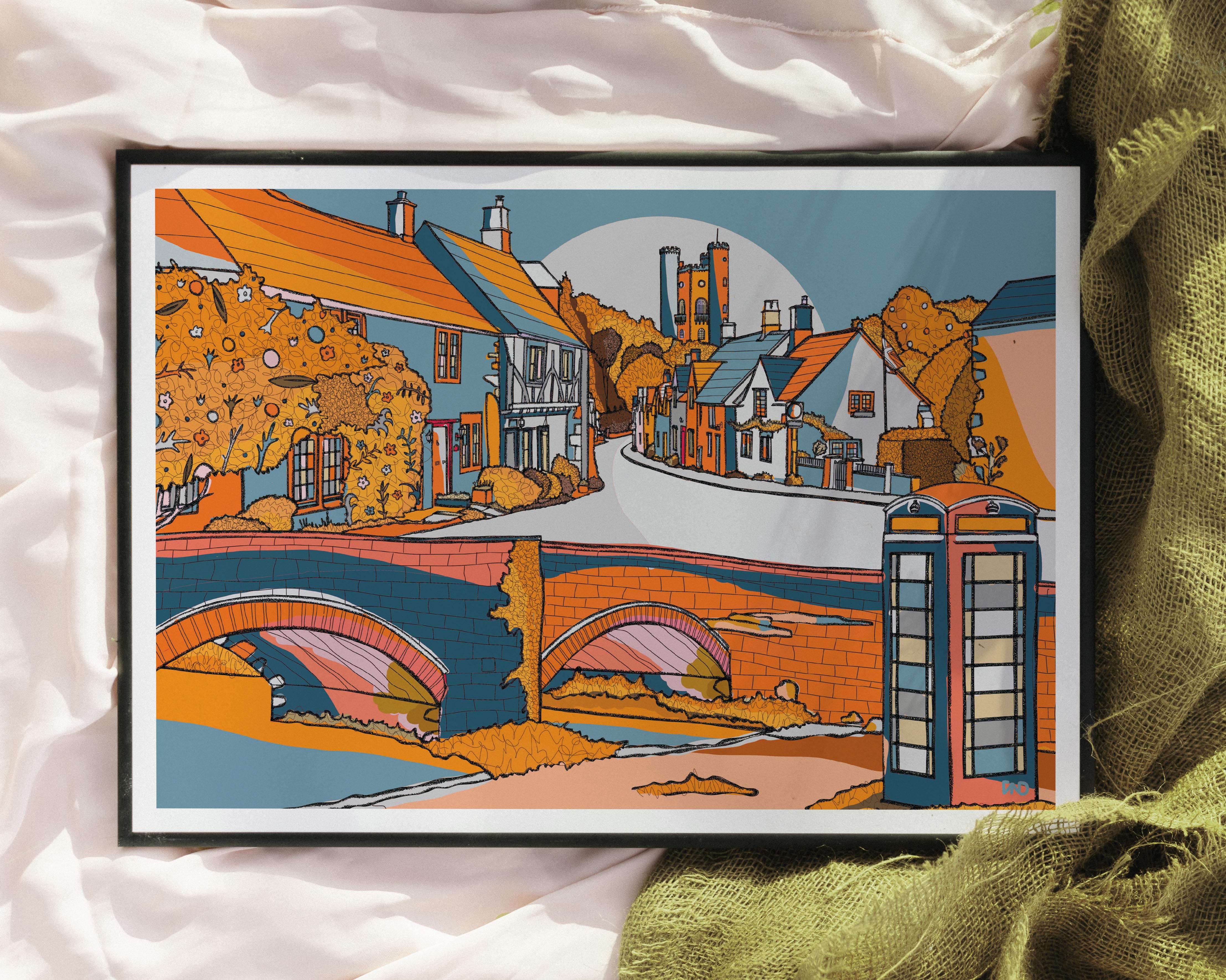 cotswolds art print