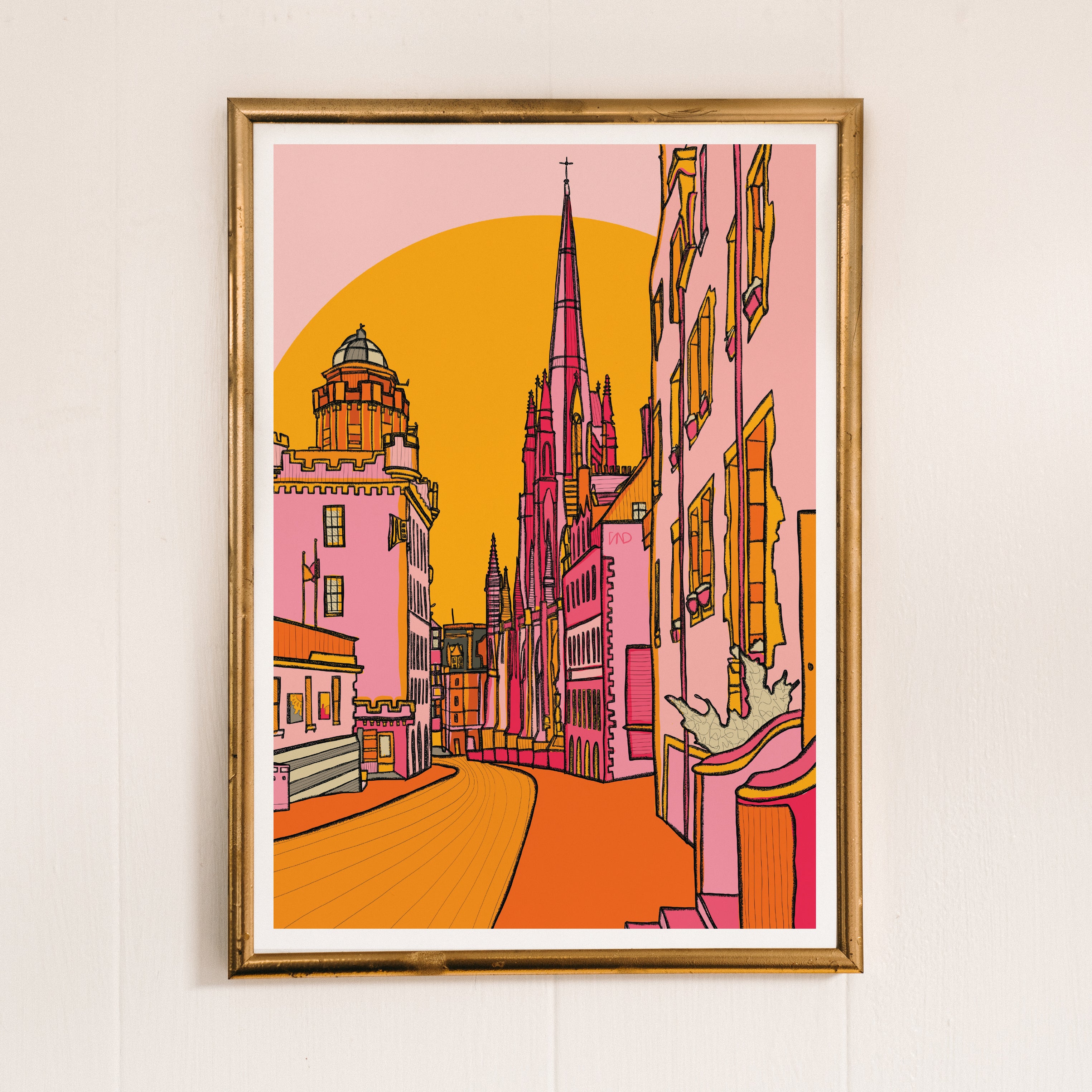 edinburgh art print