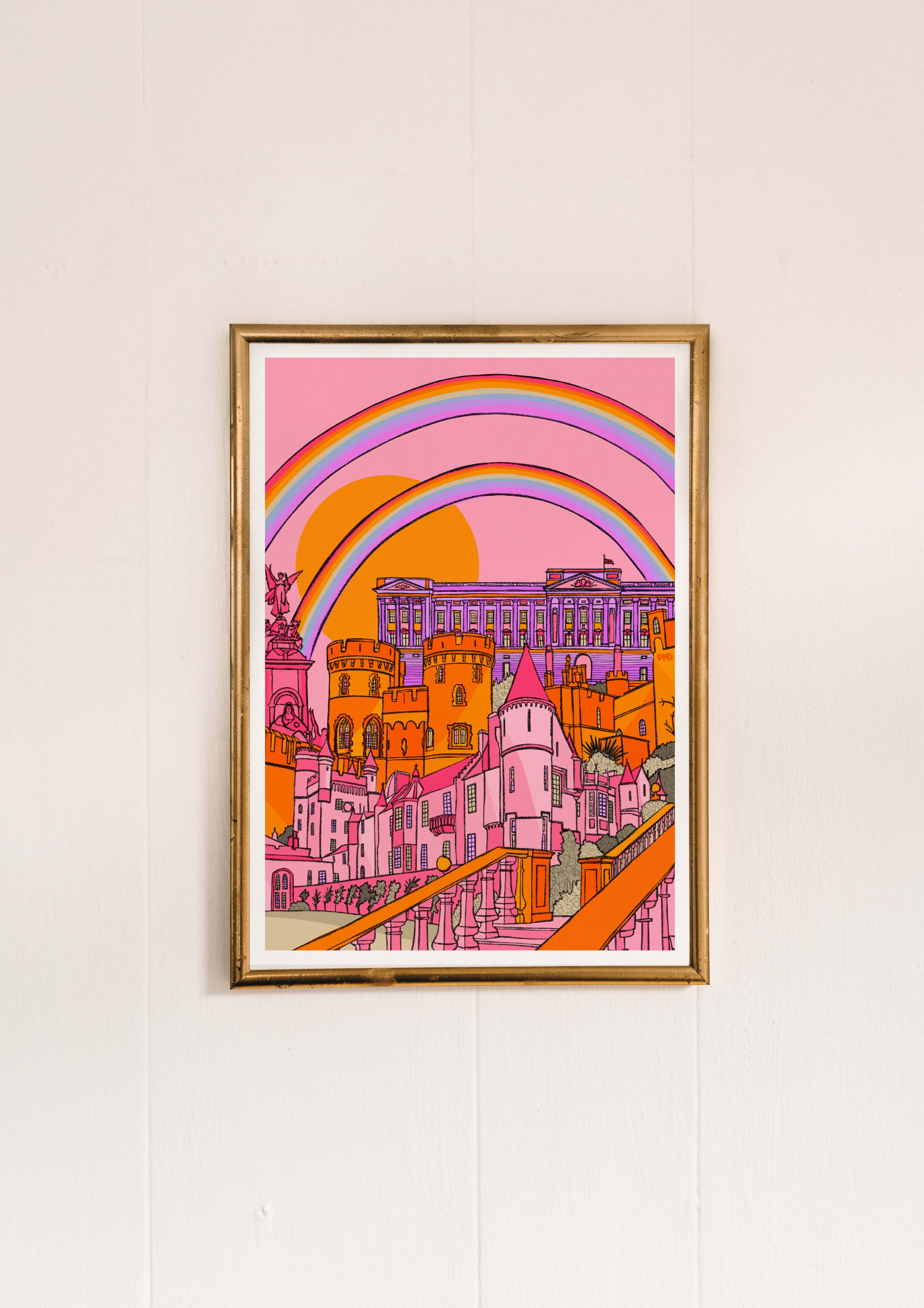 god save the queen print