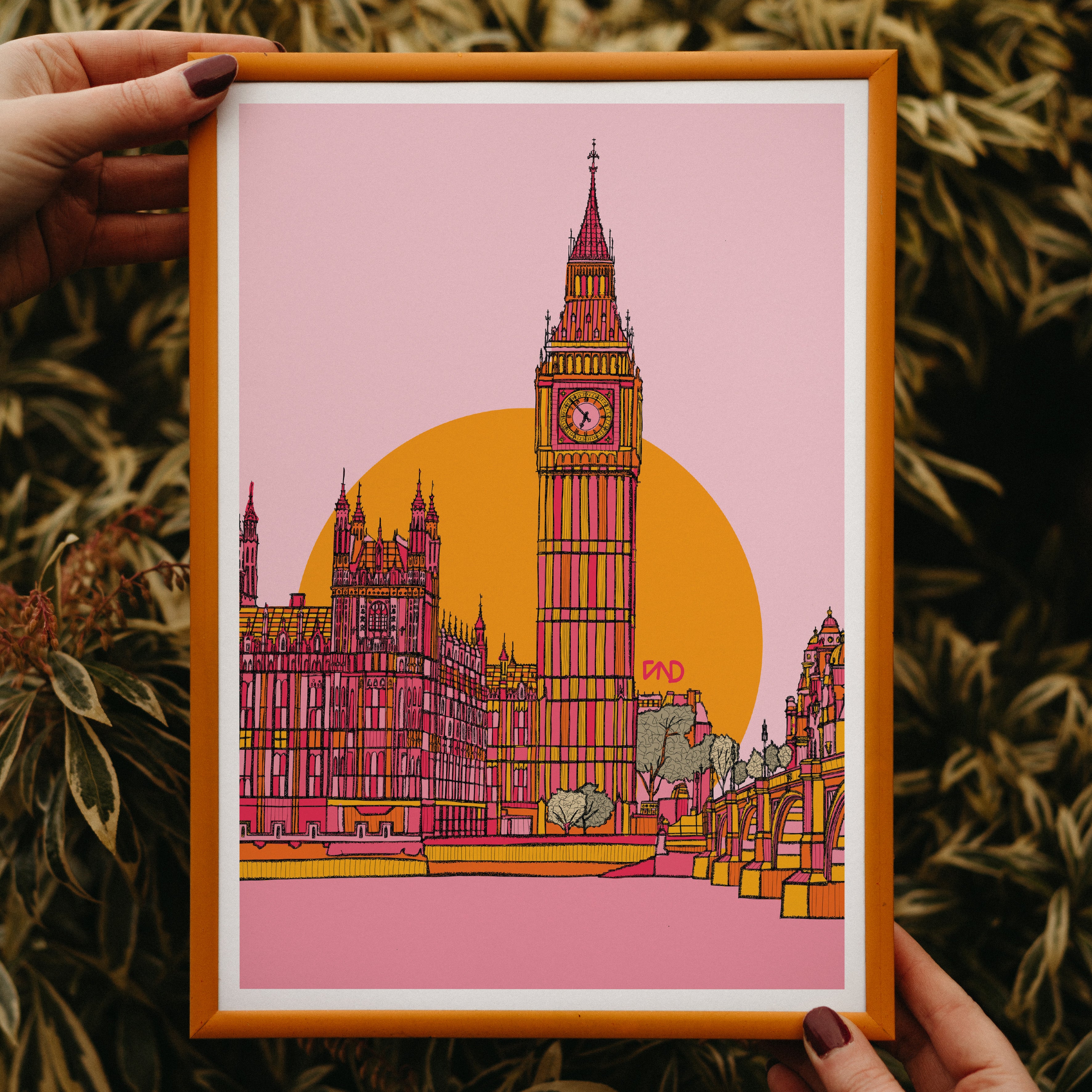 big ben art print