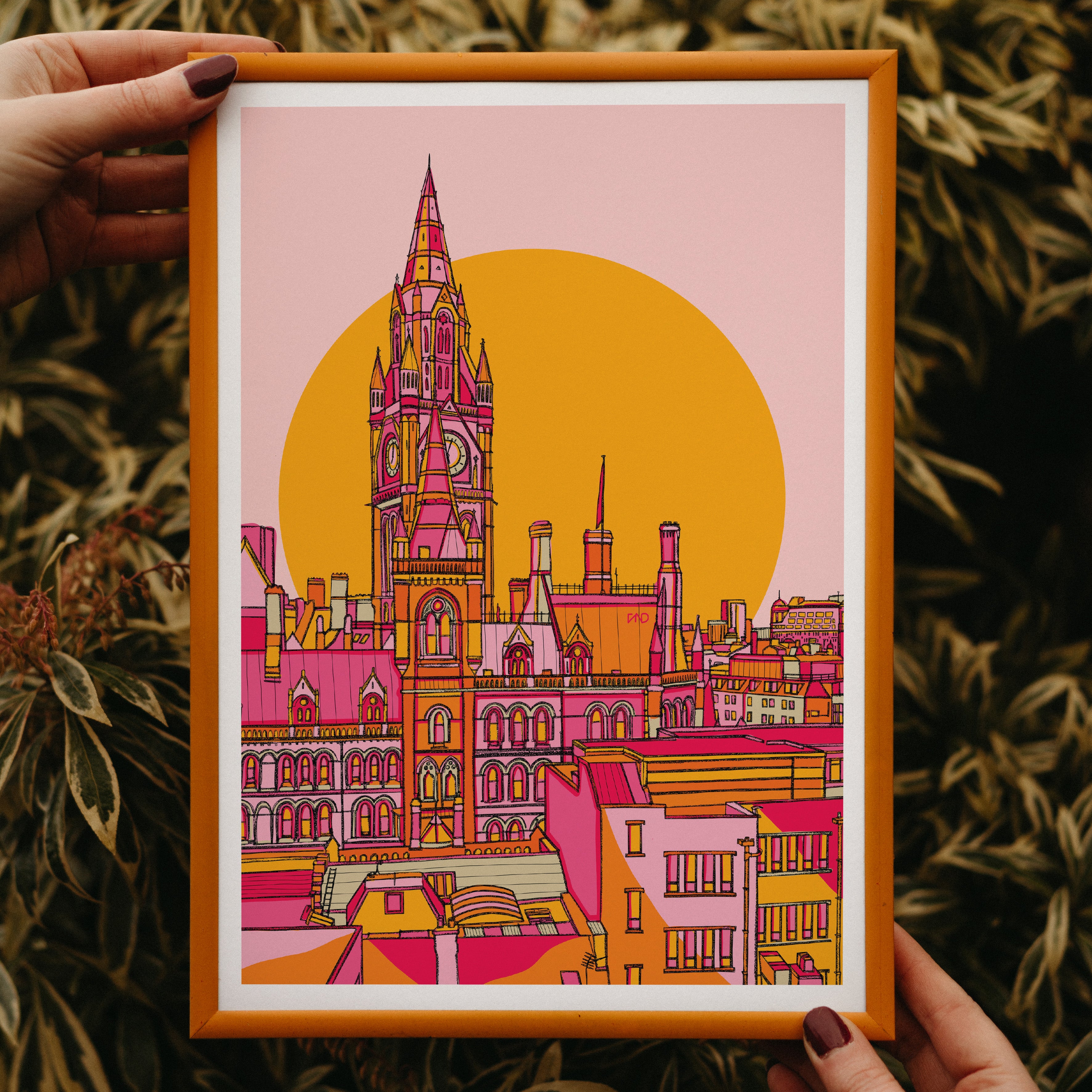 manchester art print
