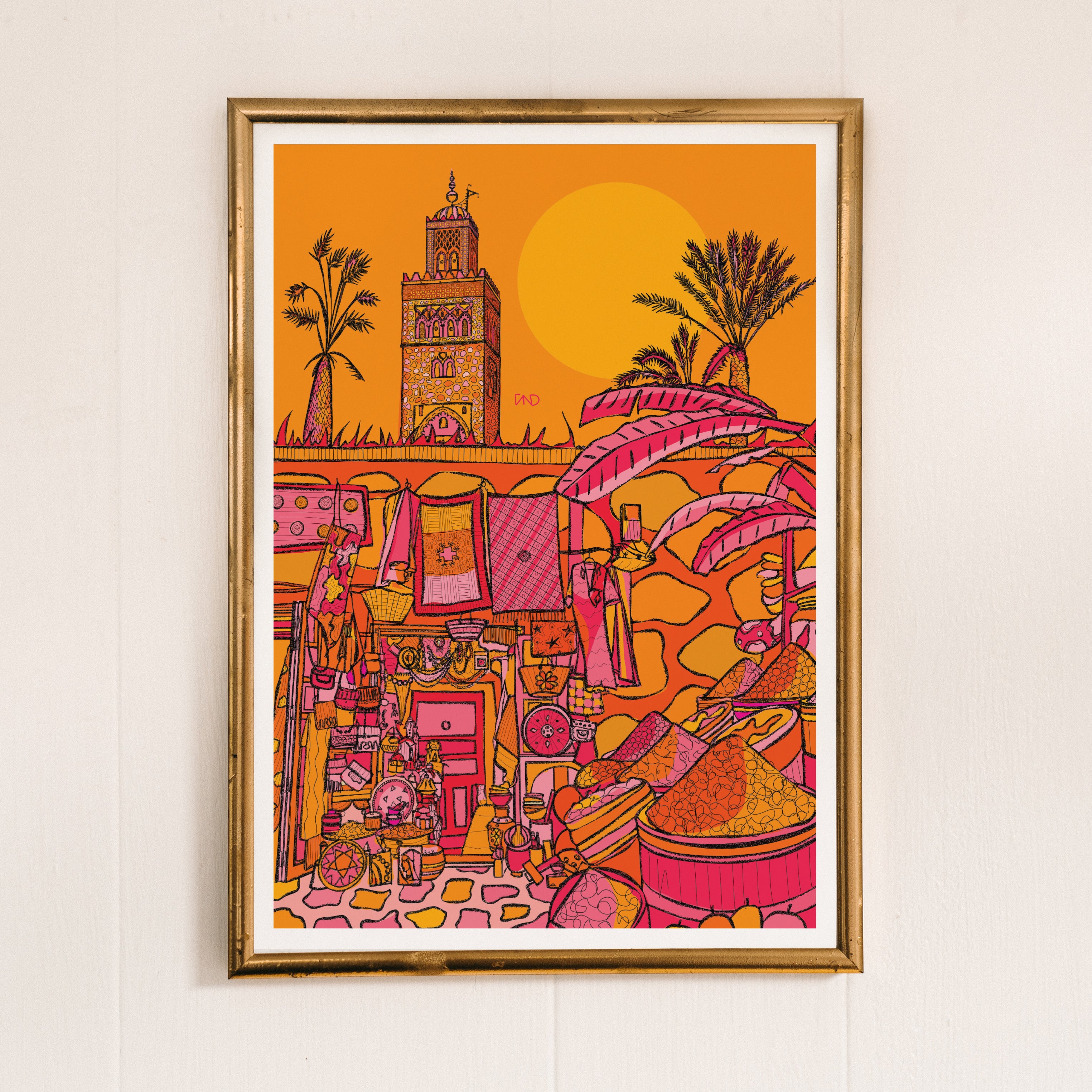 Marrakech art print