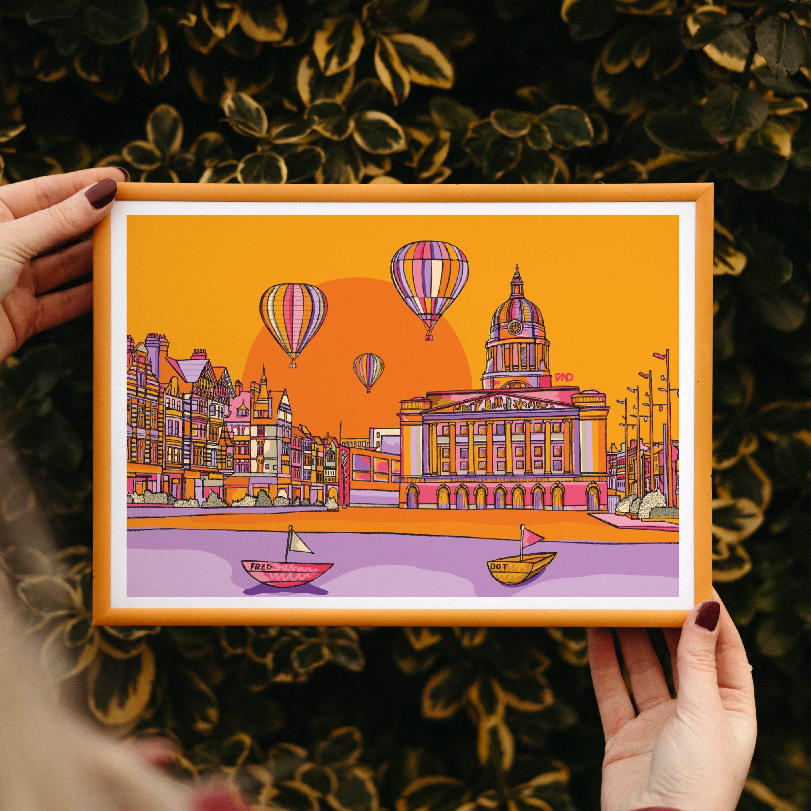 nottingham art print