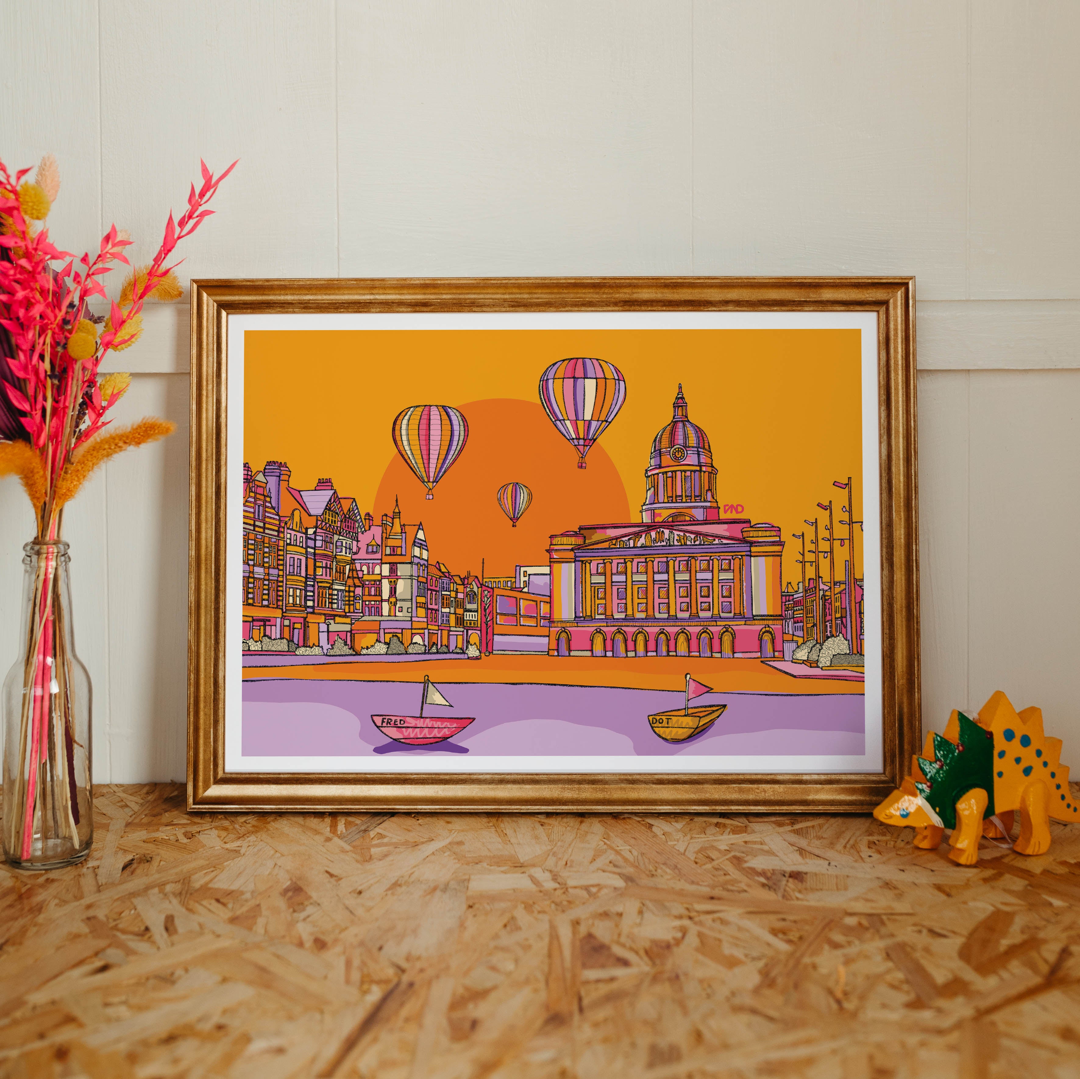 nottingham art print