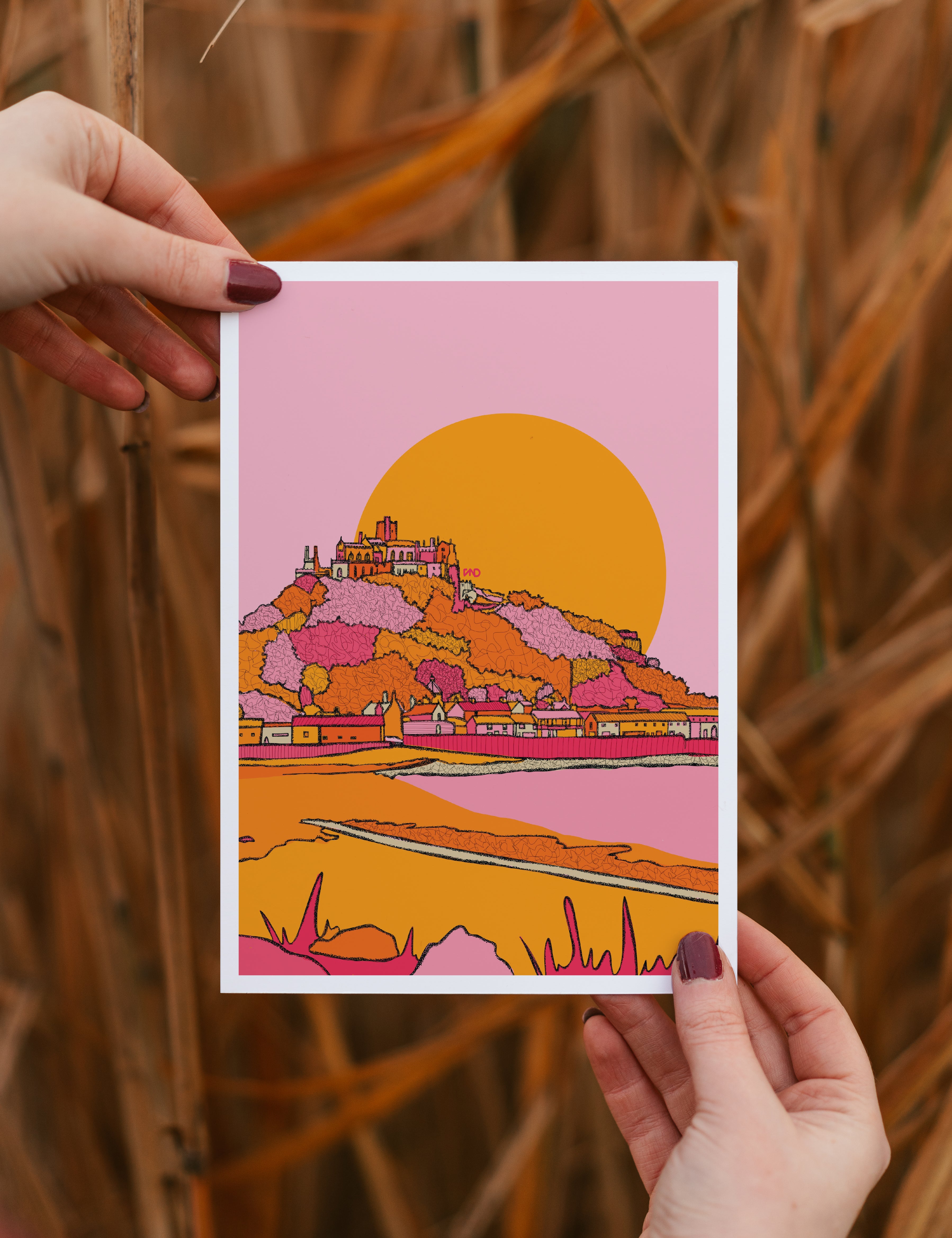 St Michaels Mount art print