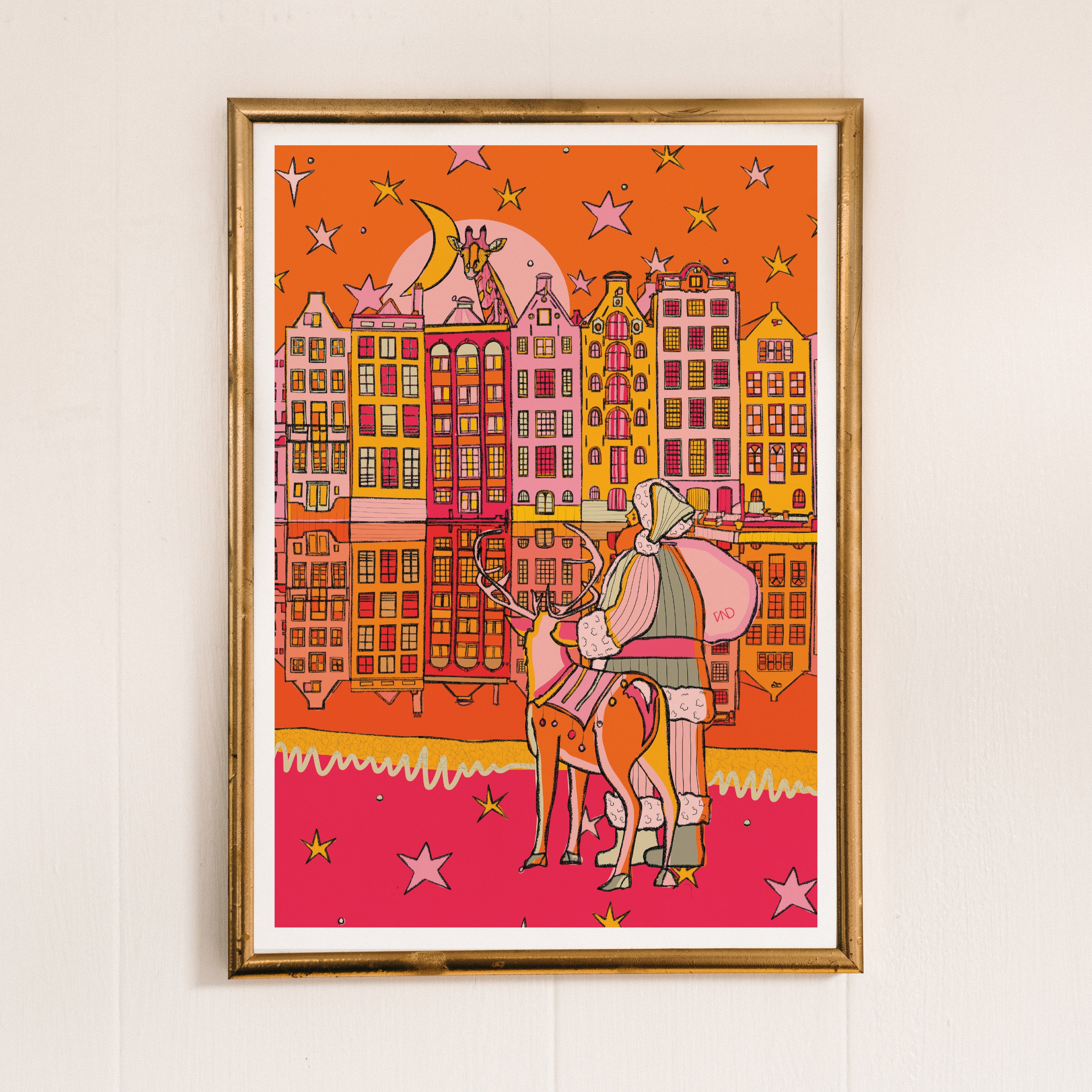 Christmas decor art print