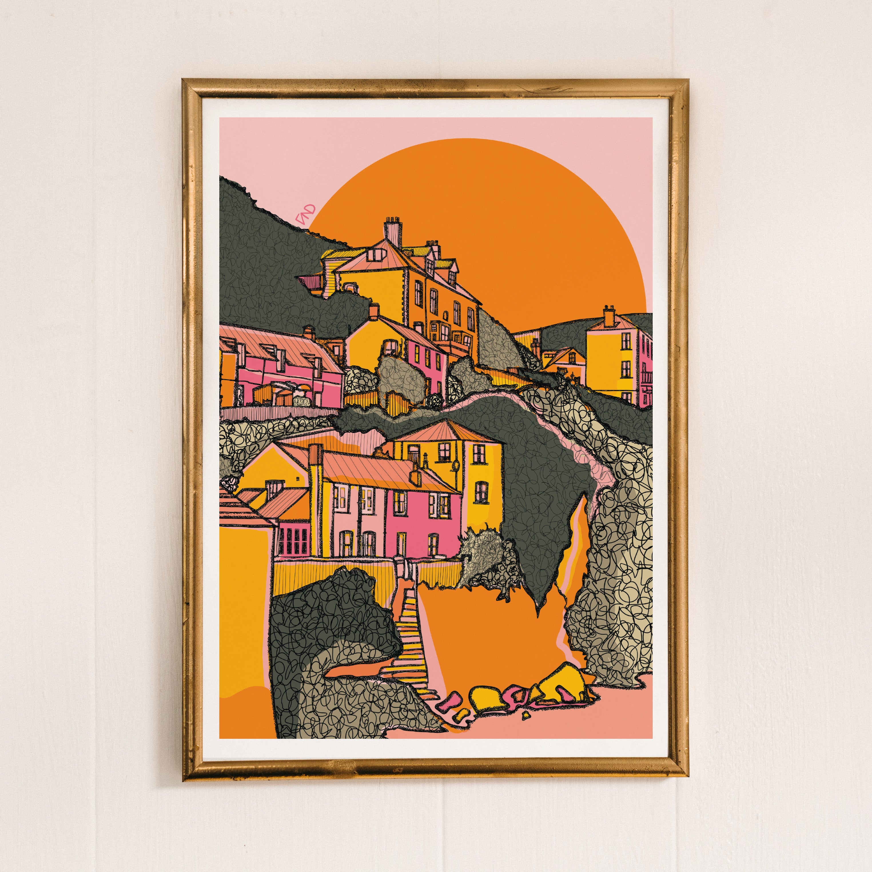 Port Isaac art print