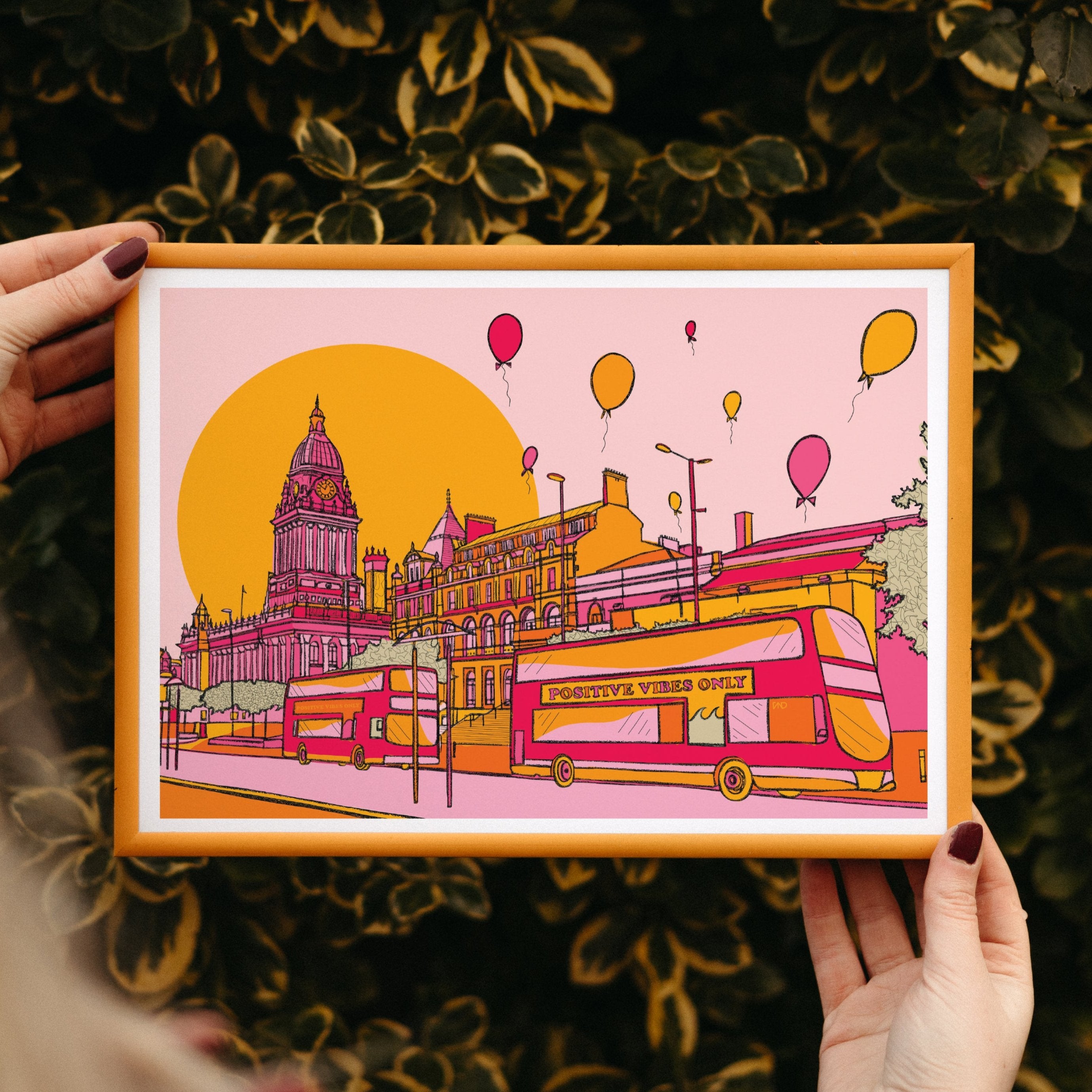 leeds art print