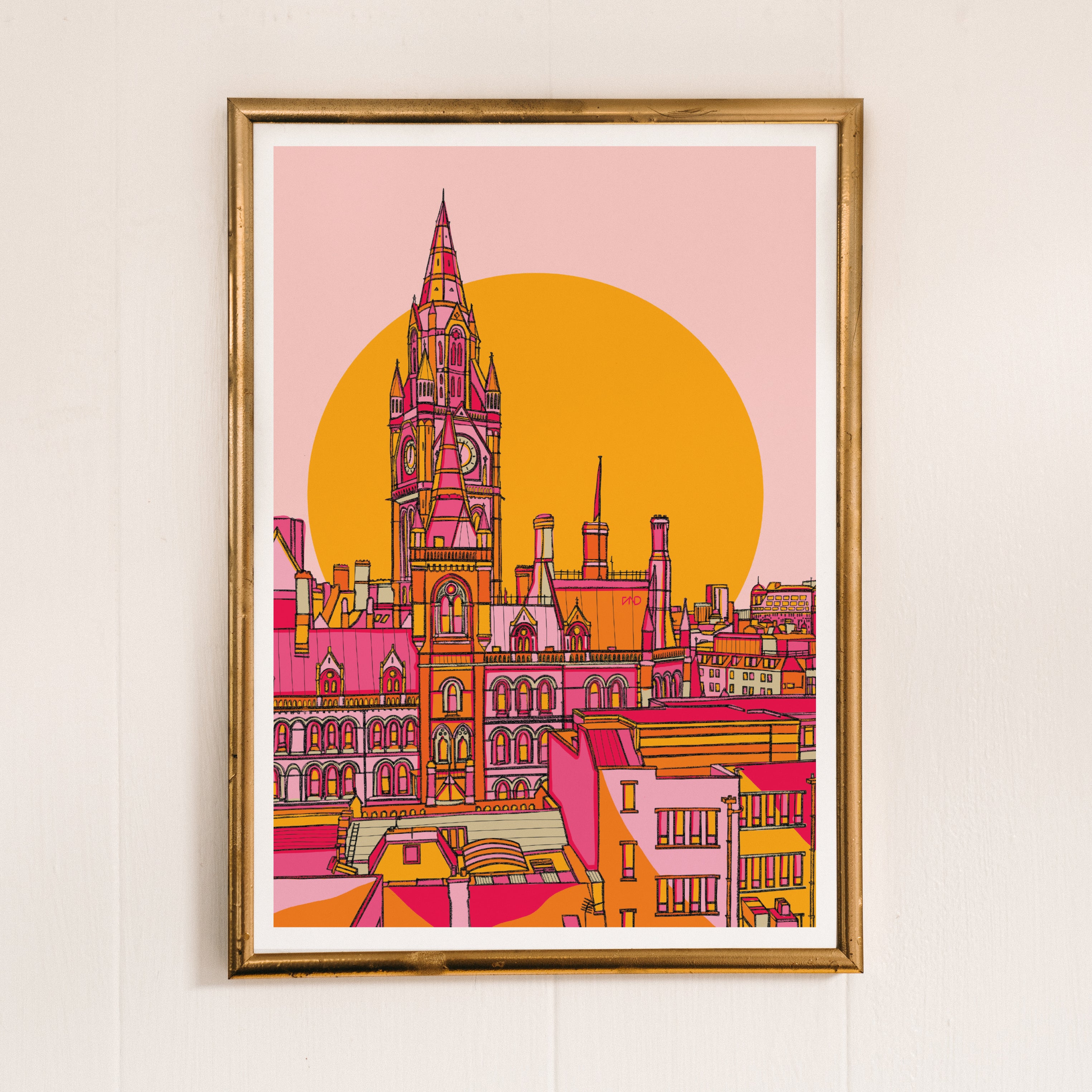 manchester art print