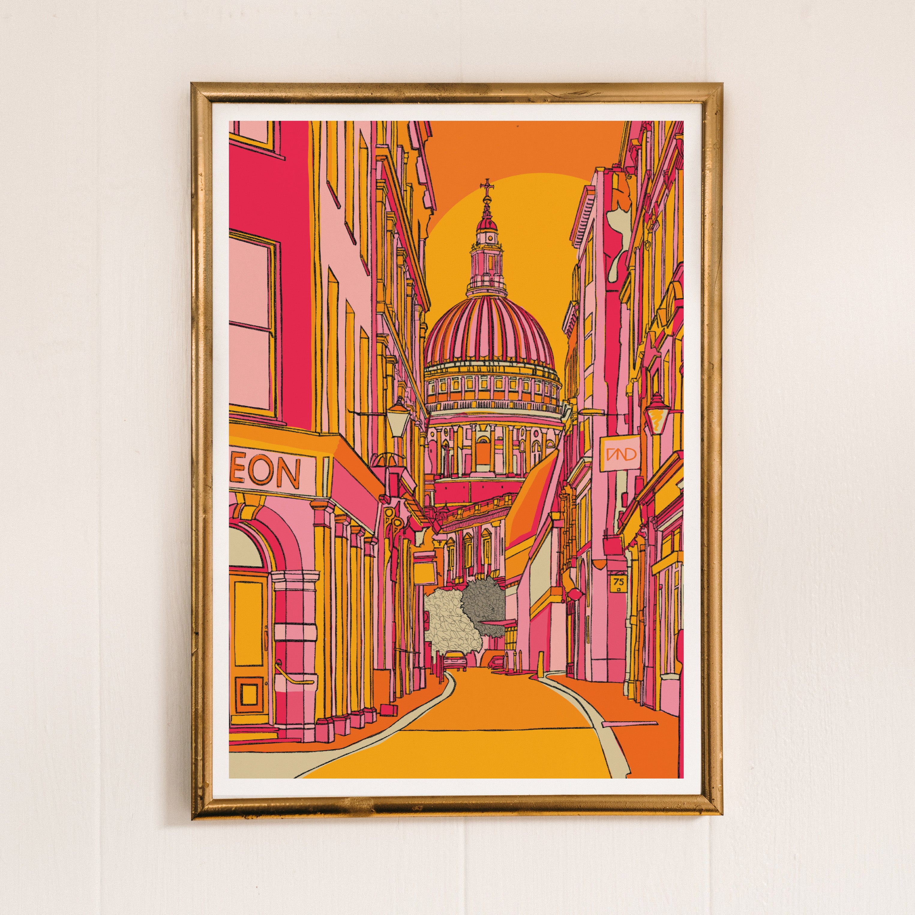 st pauls London art print