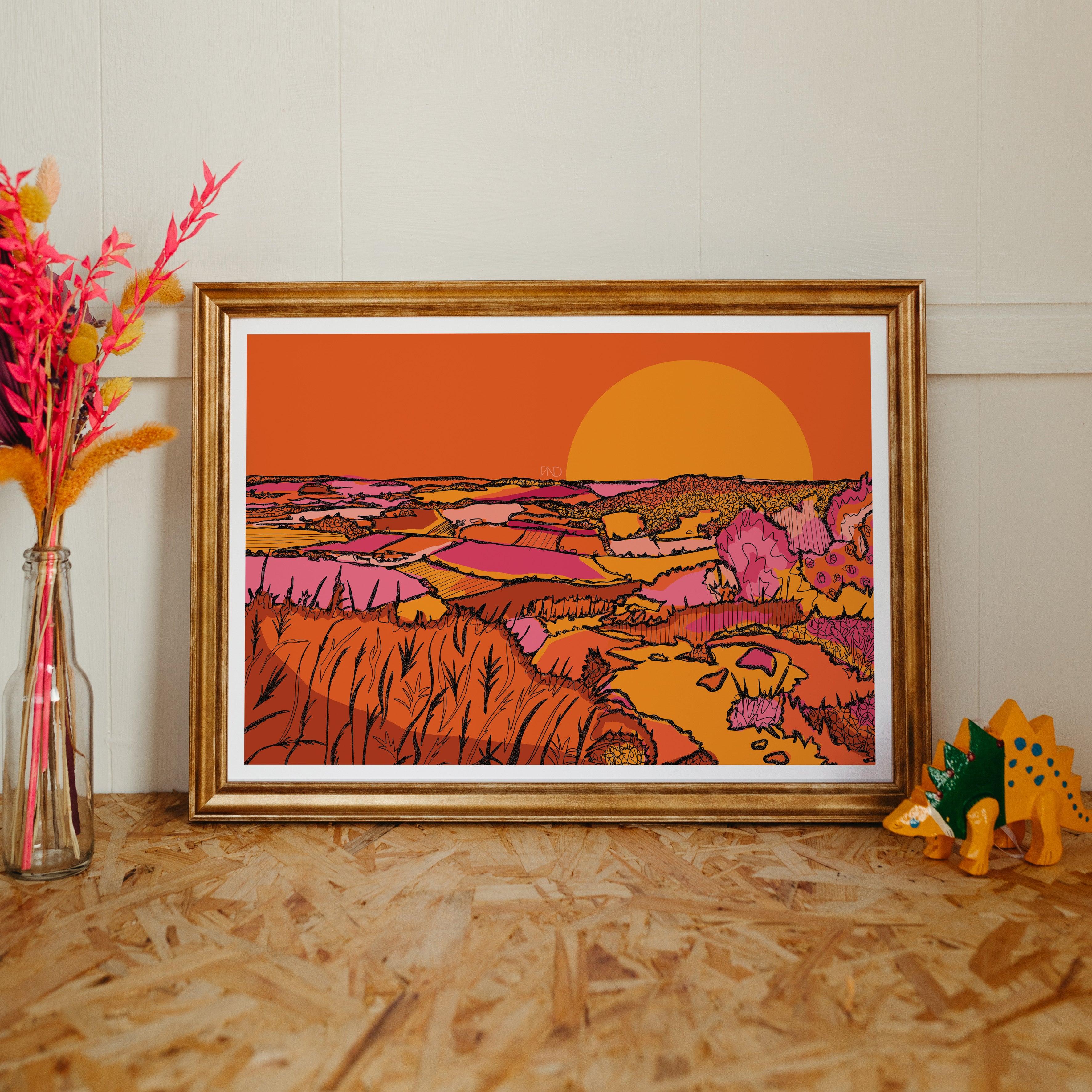 Sutton Bank North Yorkshire art print