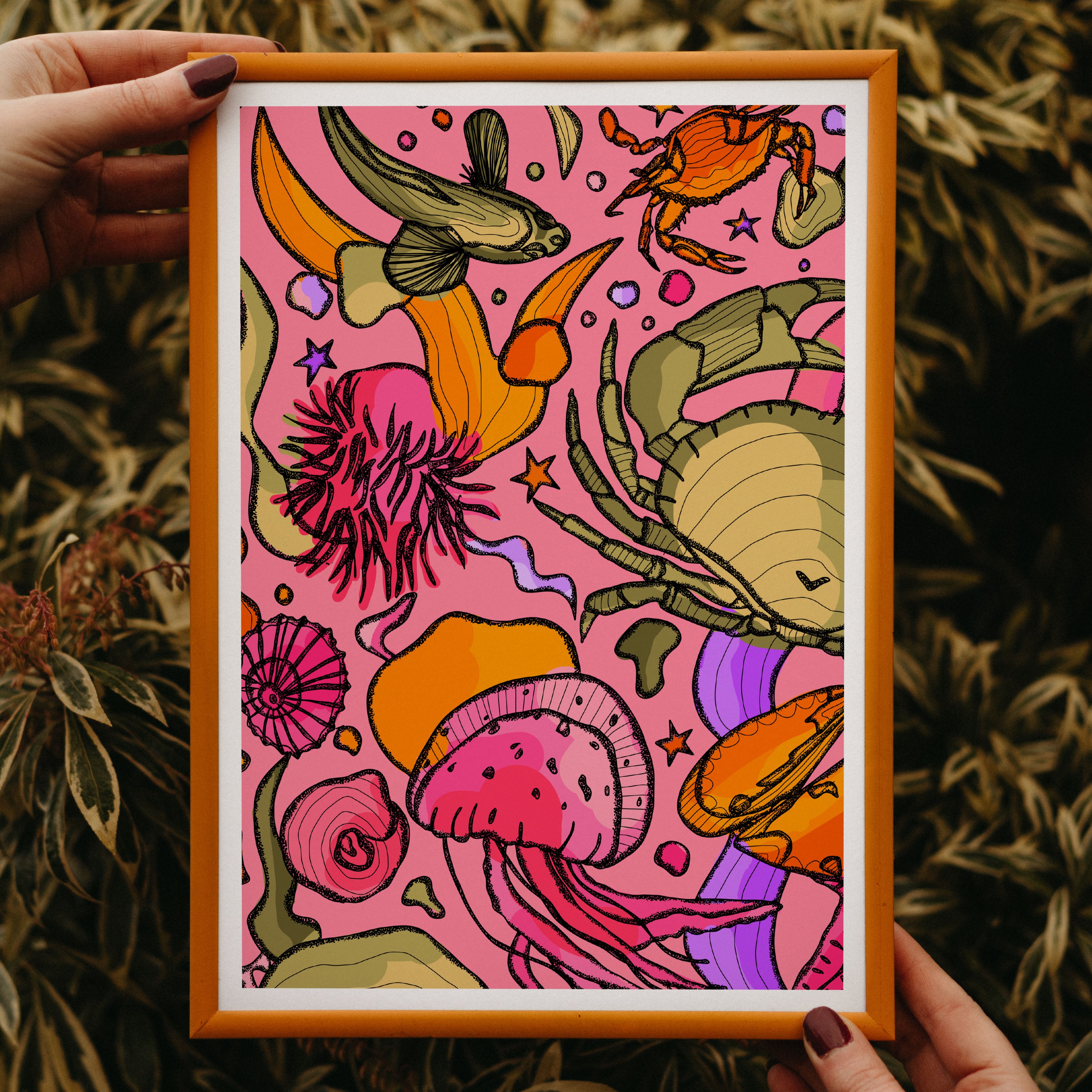 Stylish Bathrooms with Illustrated Art: My Top Art Prints