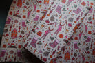 christmas wrapping paper, oliver bonas, freya niamh design, gingerbread gift wrap