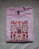 pink jumper, baby pink jumper, york jumper, york gift, york minster print, york uk