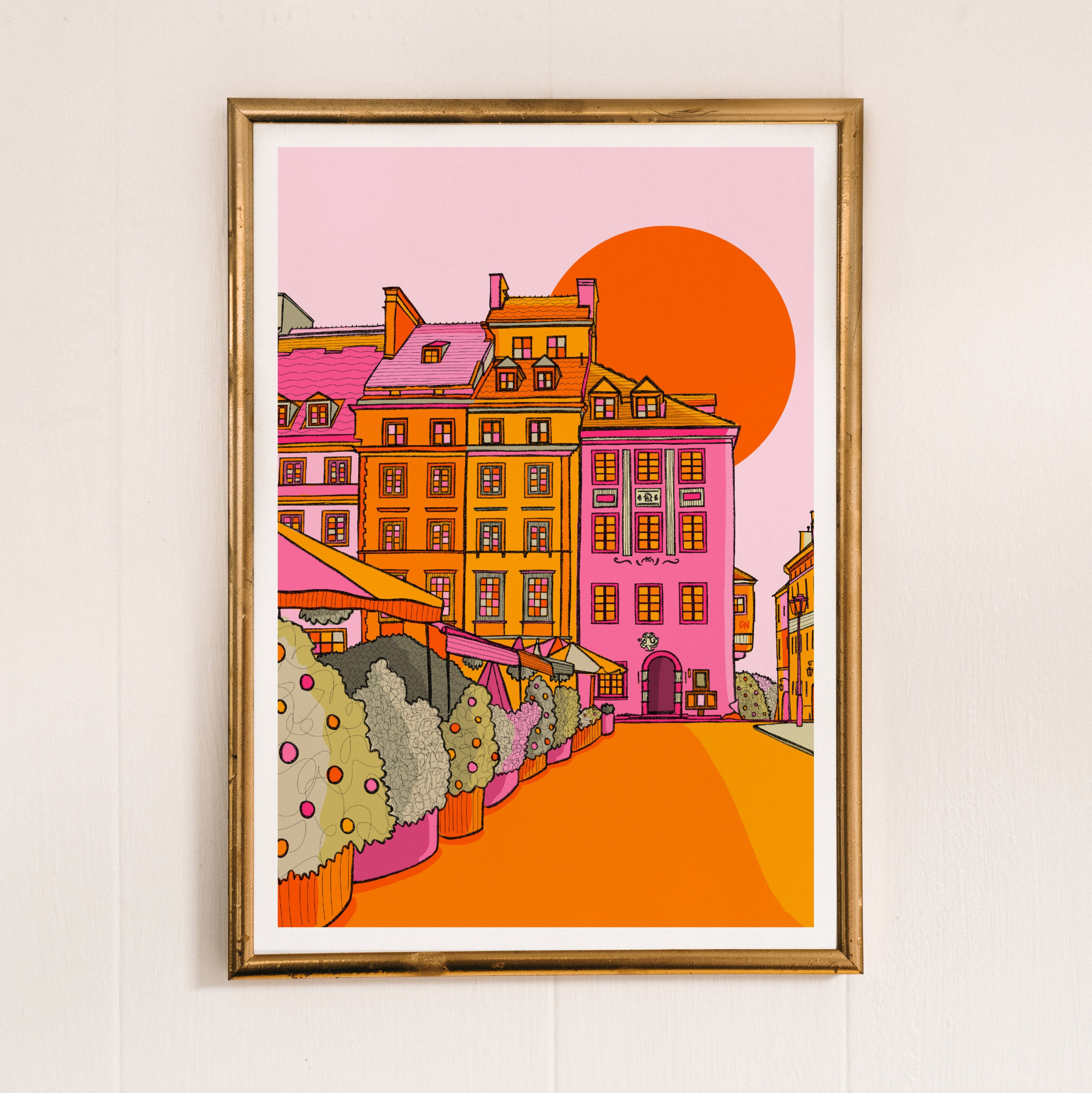 warsaw art print