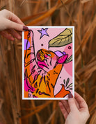bright decor, cat prints, cat art, gift for cat lover
