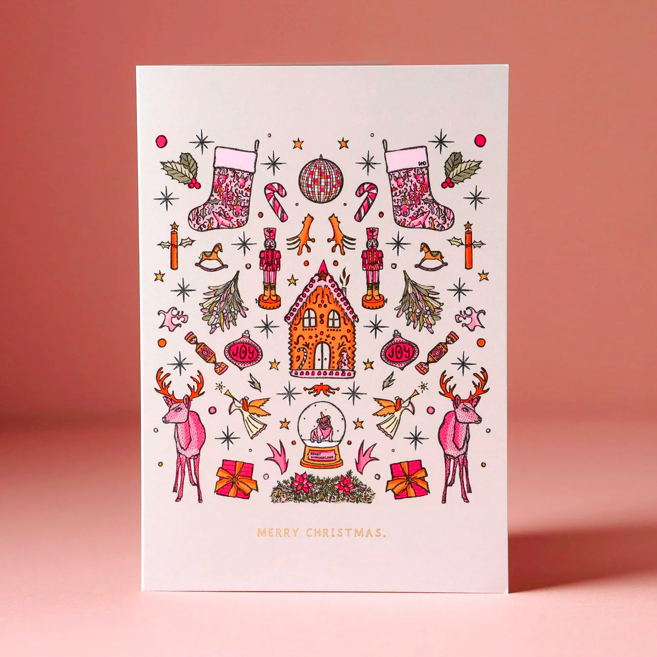 gingerbread house christmas card
