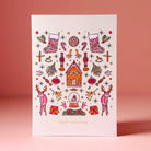 gingerbread house christmas card