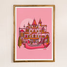 barbie dreamhouse print
