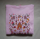 pink christmas hoodie