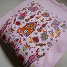 pink christmas hoodie