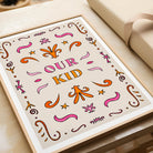 our kid art print pink