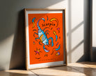 scorpio zodiac art print