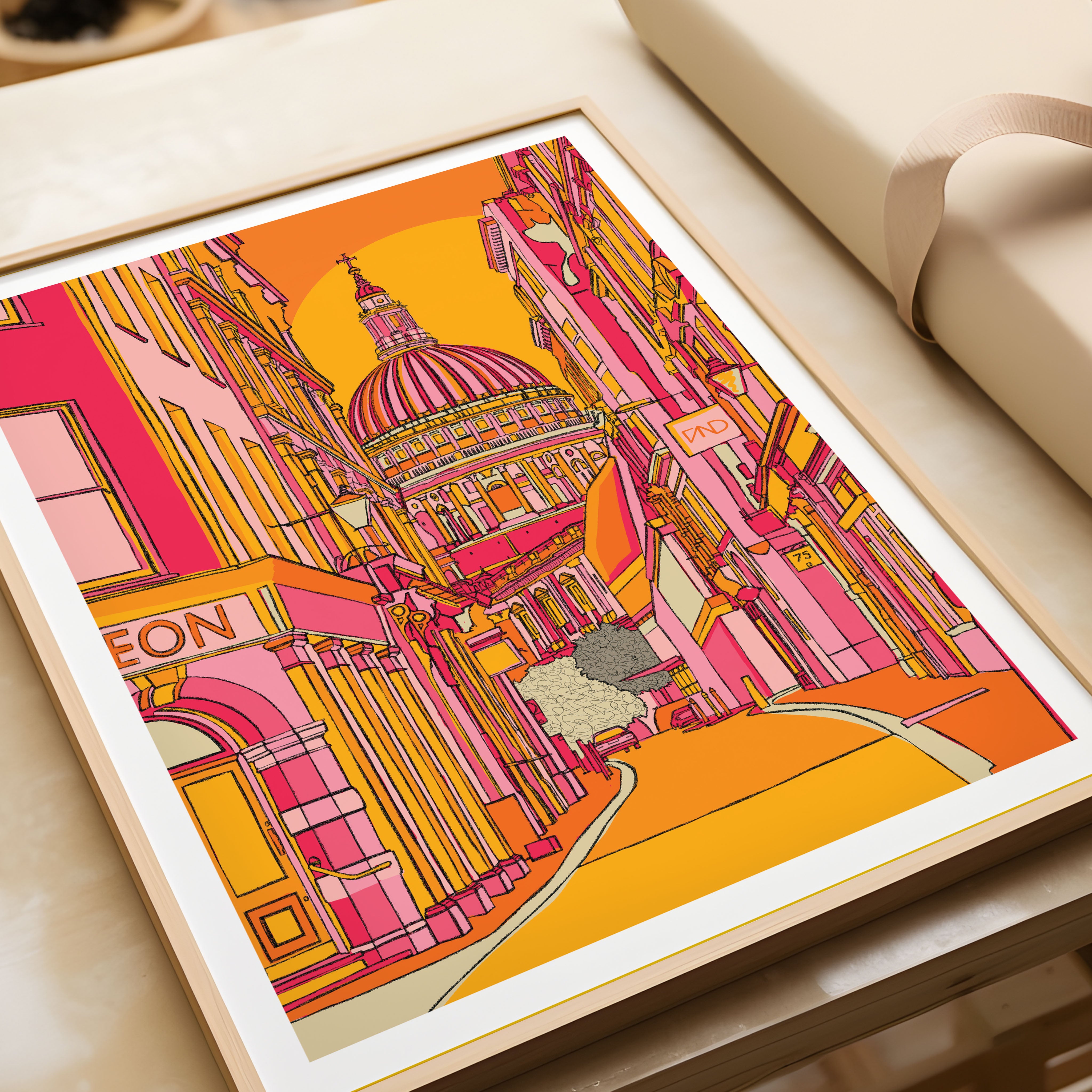 st pauls London art print