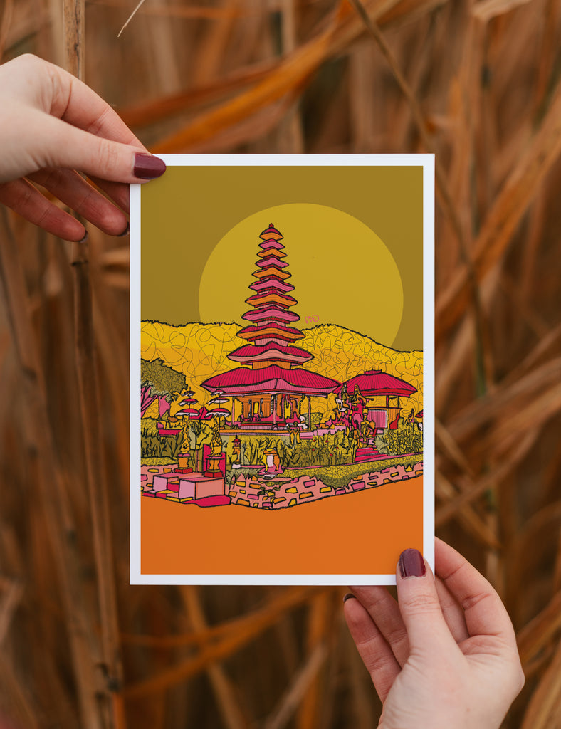 bali art, colourful wall art