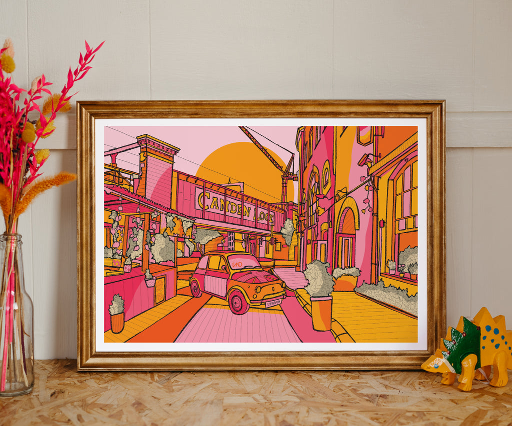 Camden lock print