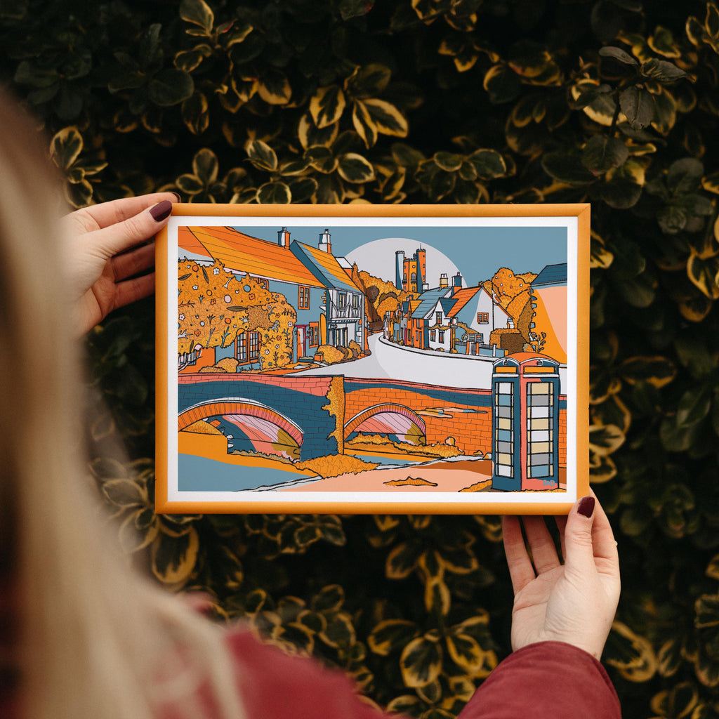 cotswolds art print