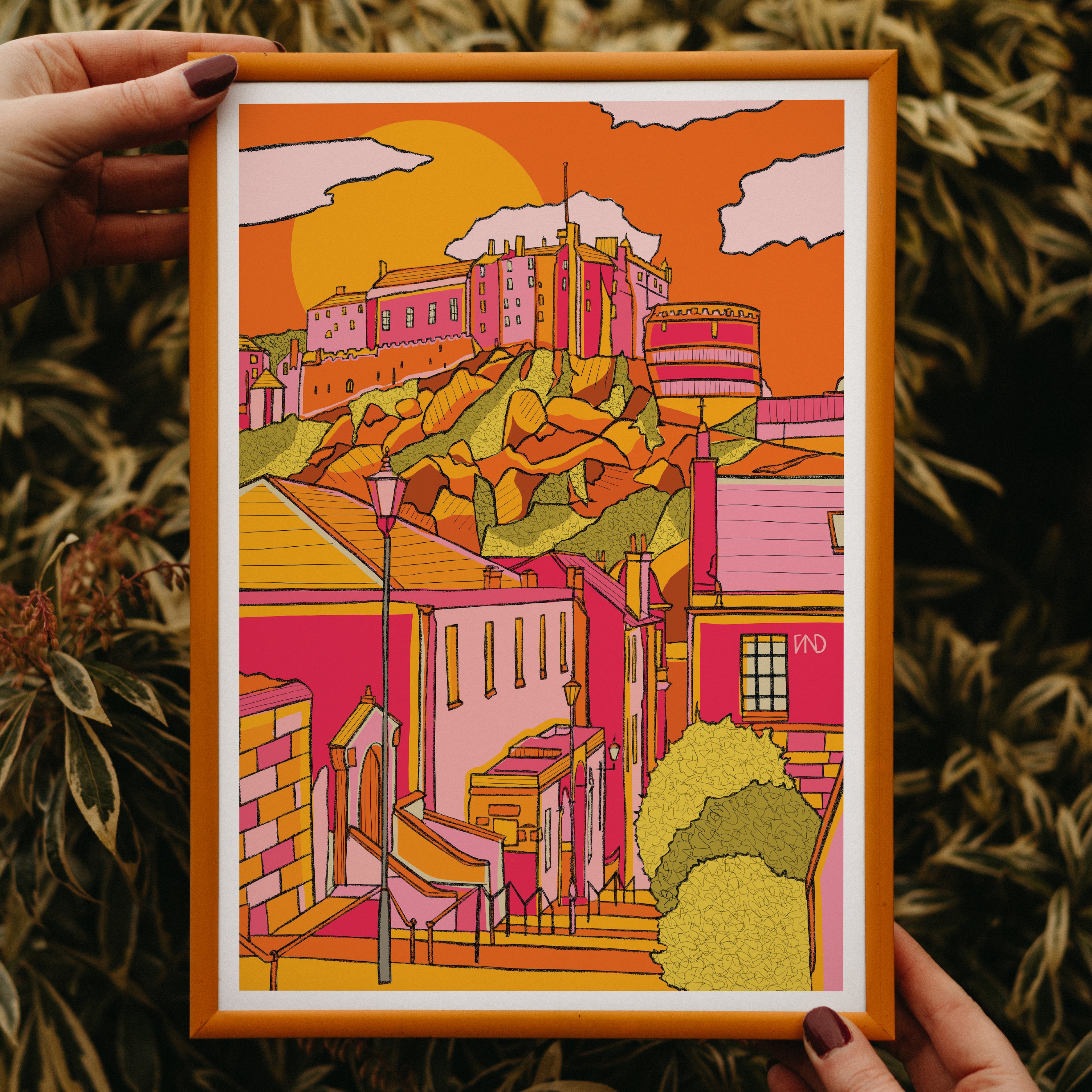 edinburgh castle art print