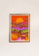 hong kong skyline print