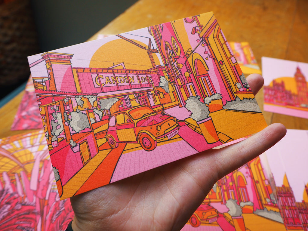 camden london postcard