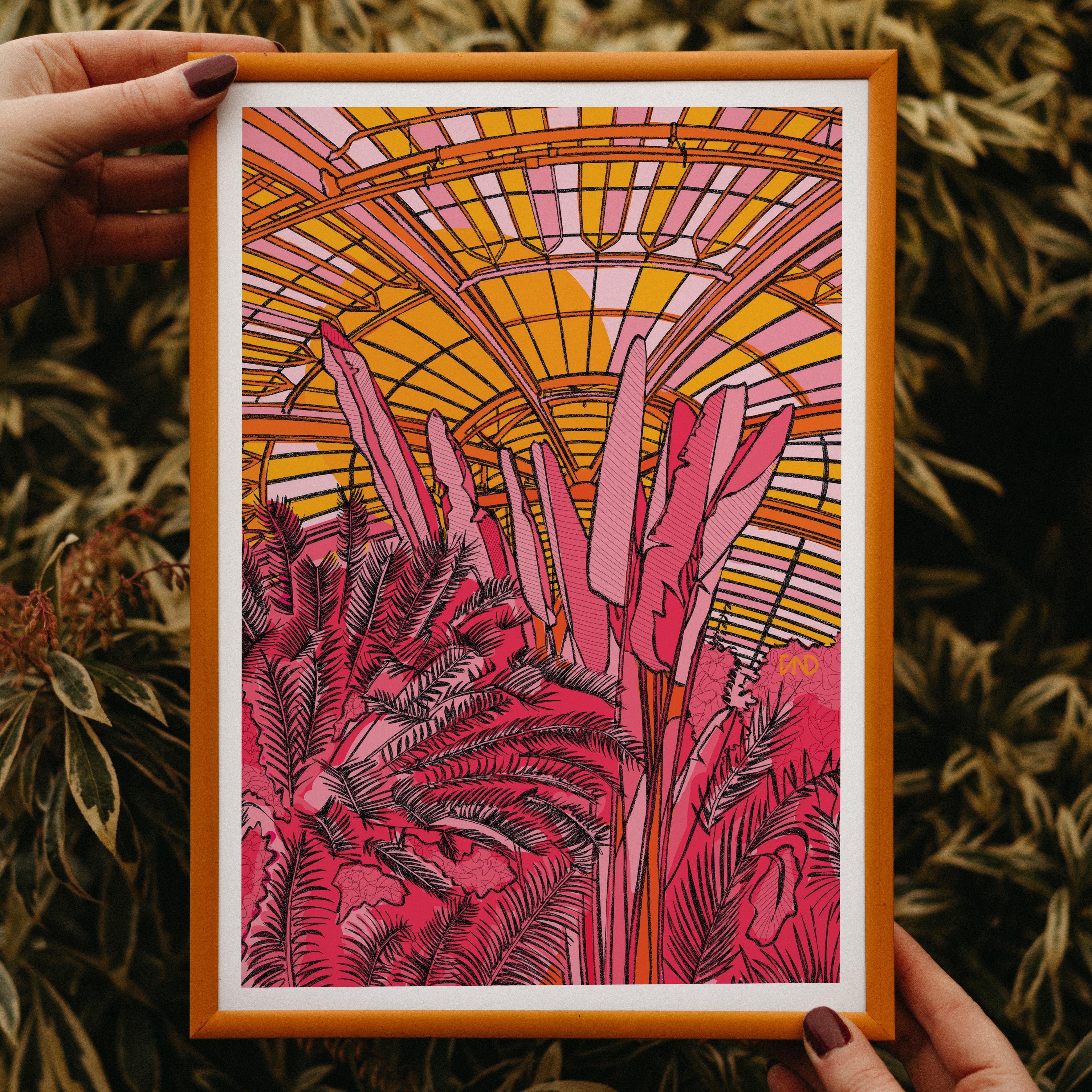 colourful botanical art