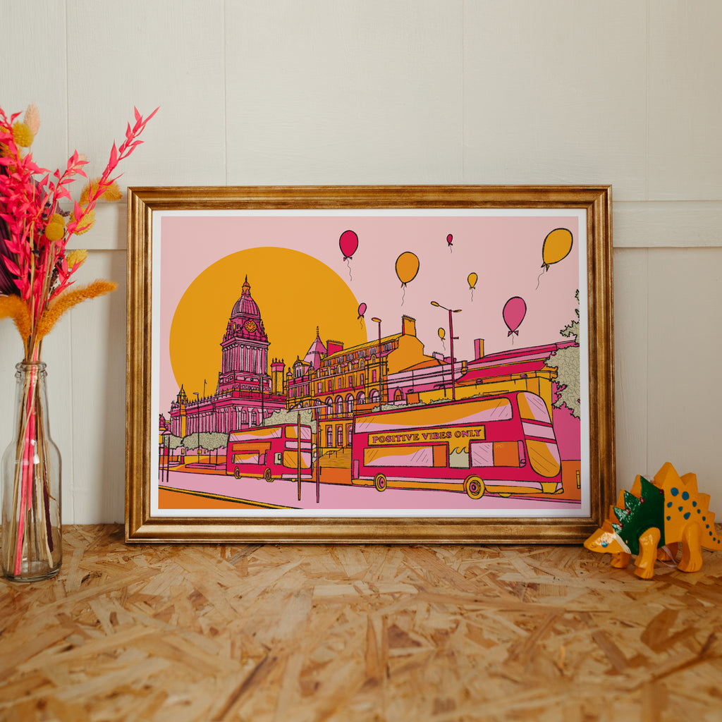 leeds art print