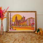 Liverpool docks art print