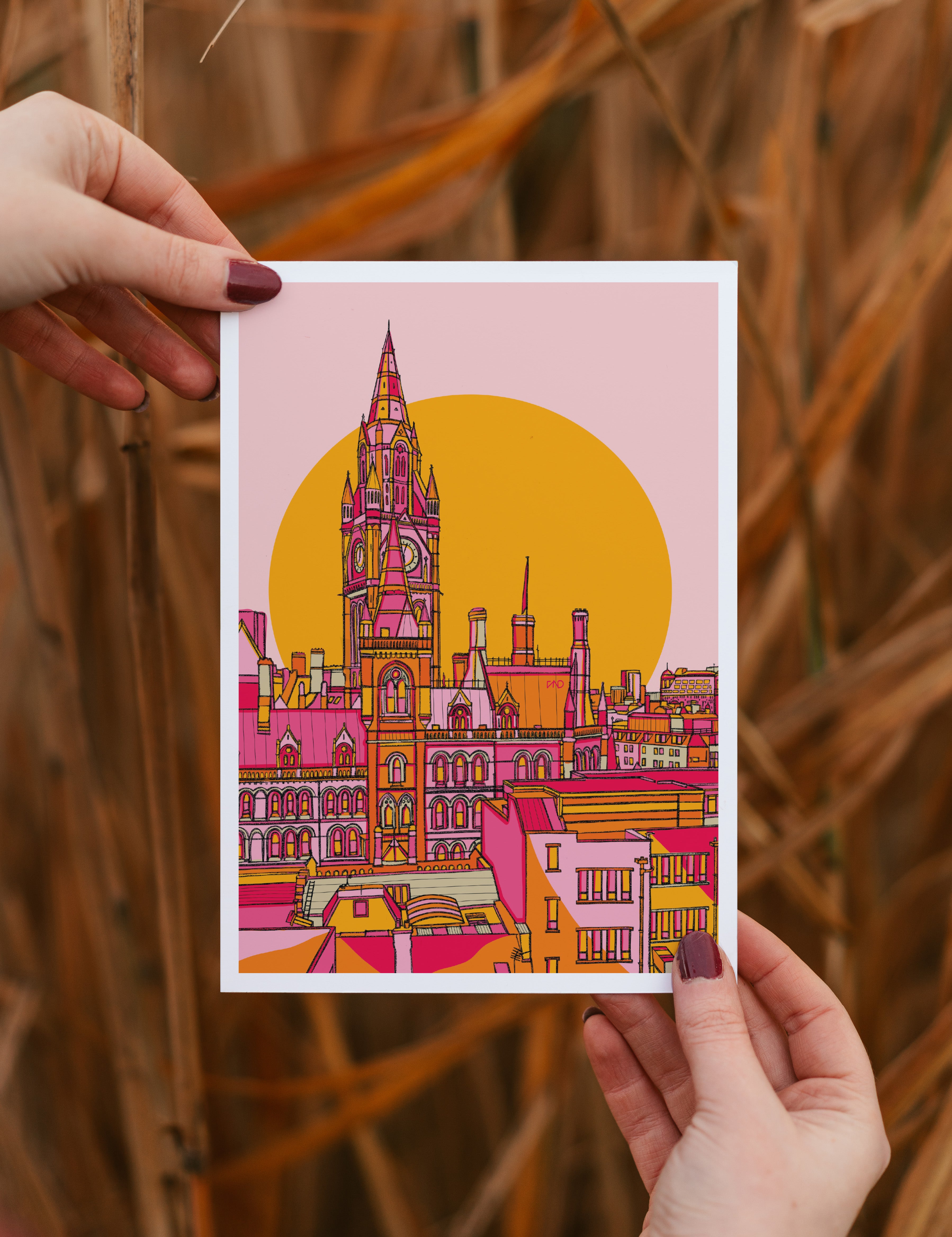 manchester art print