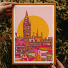 manchester art print
