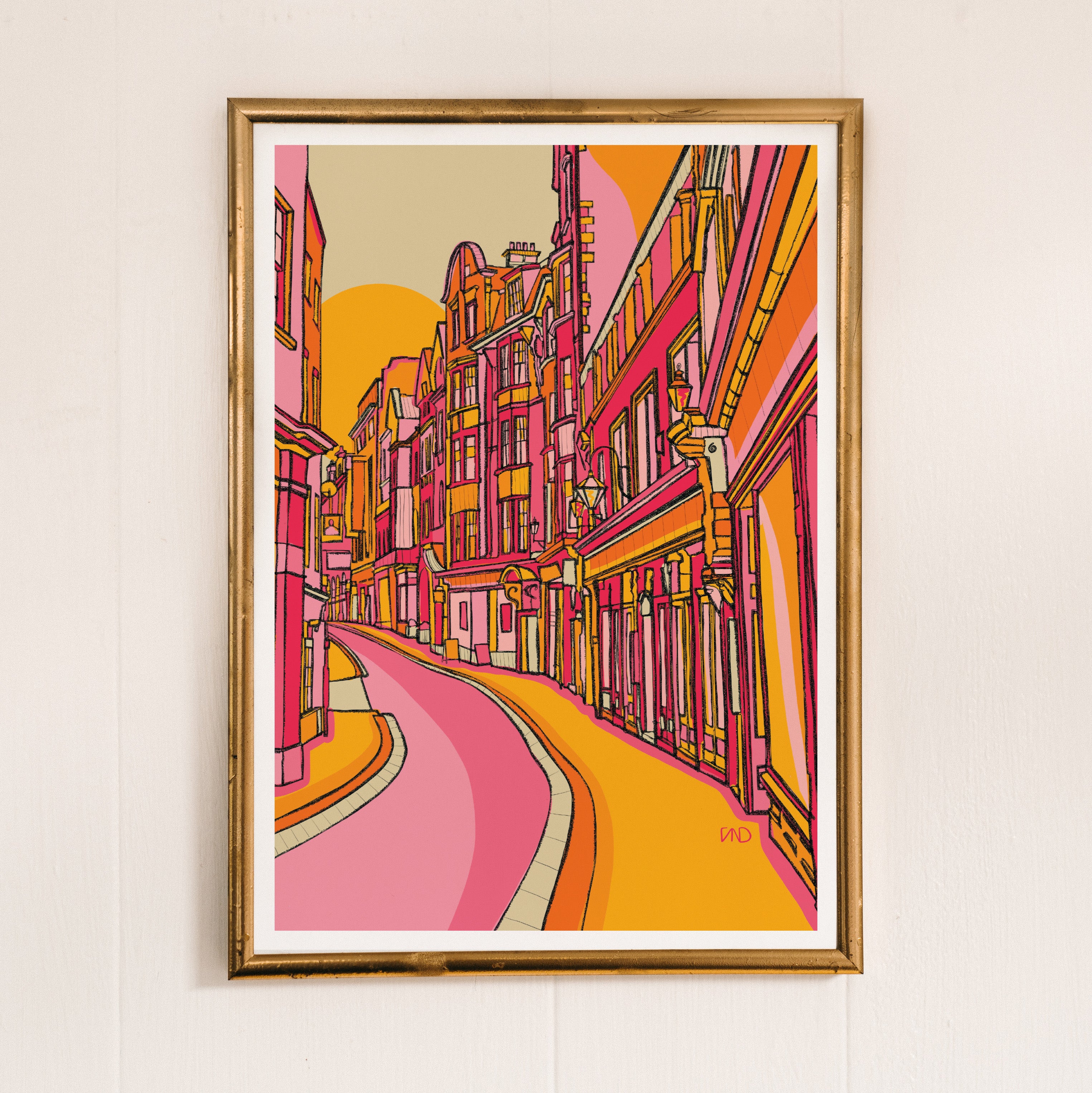 newcastle art print