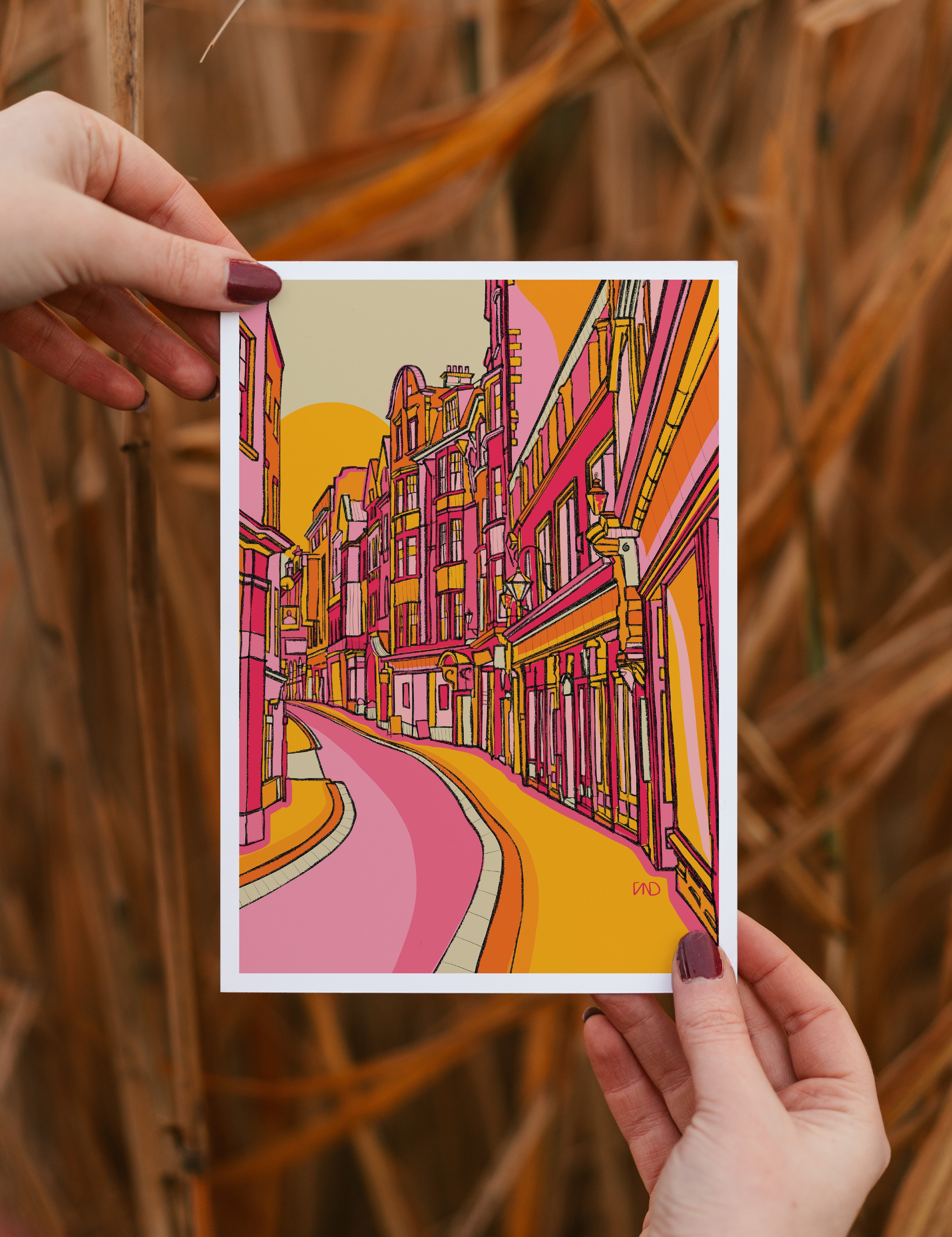 newcastle art print