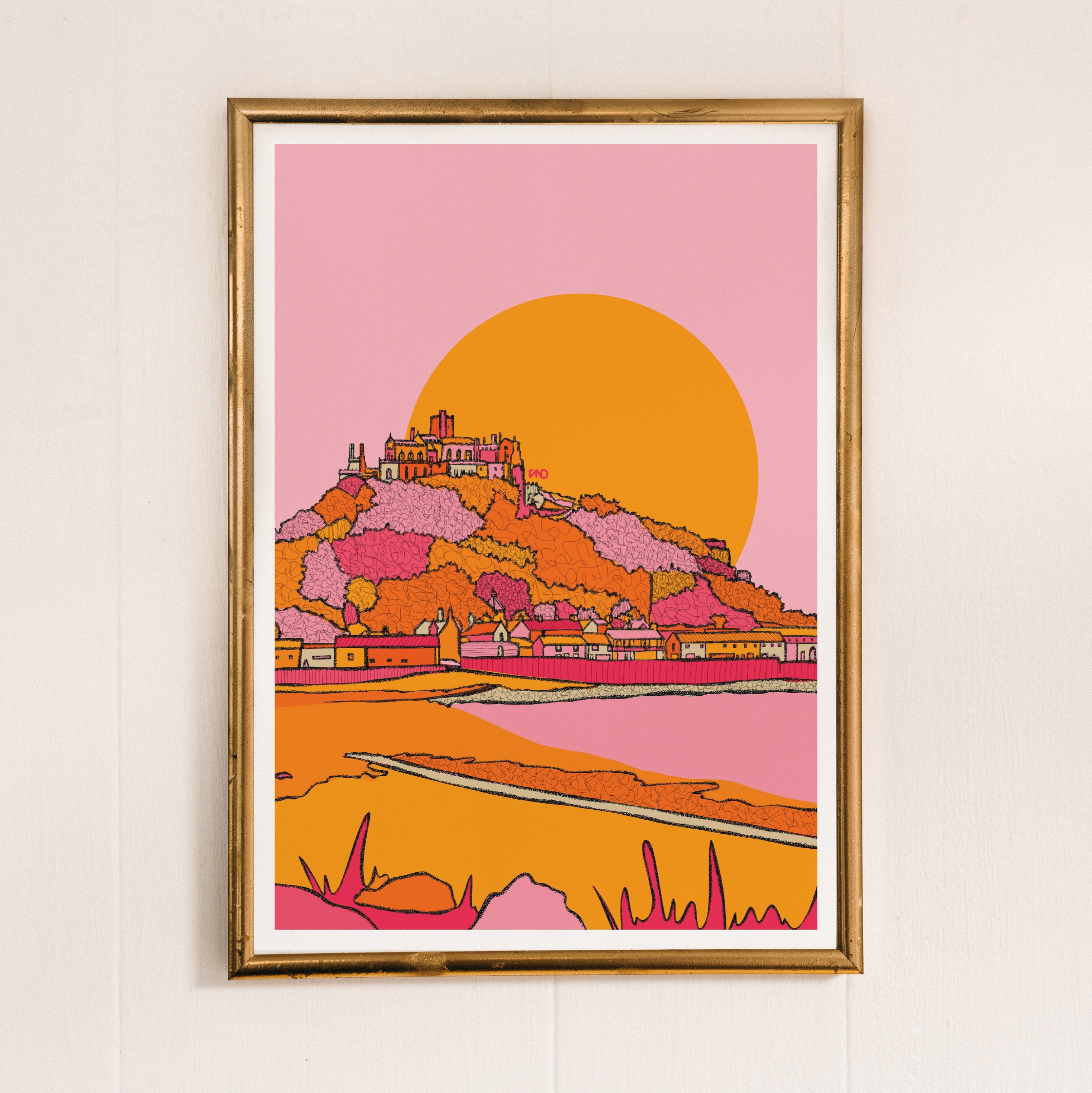 St Michaels Mount art print