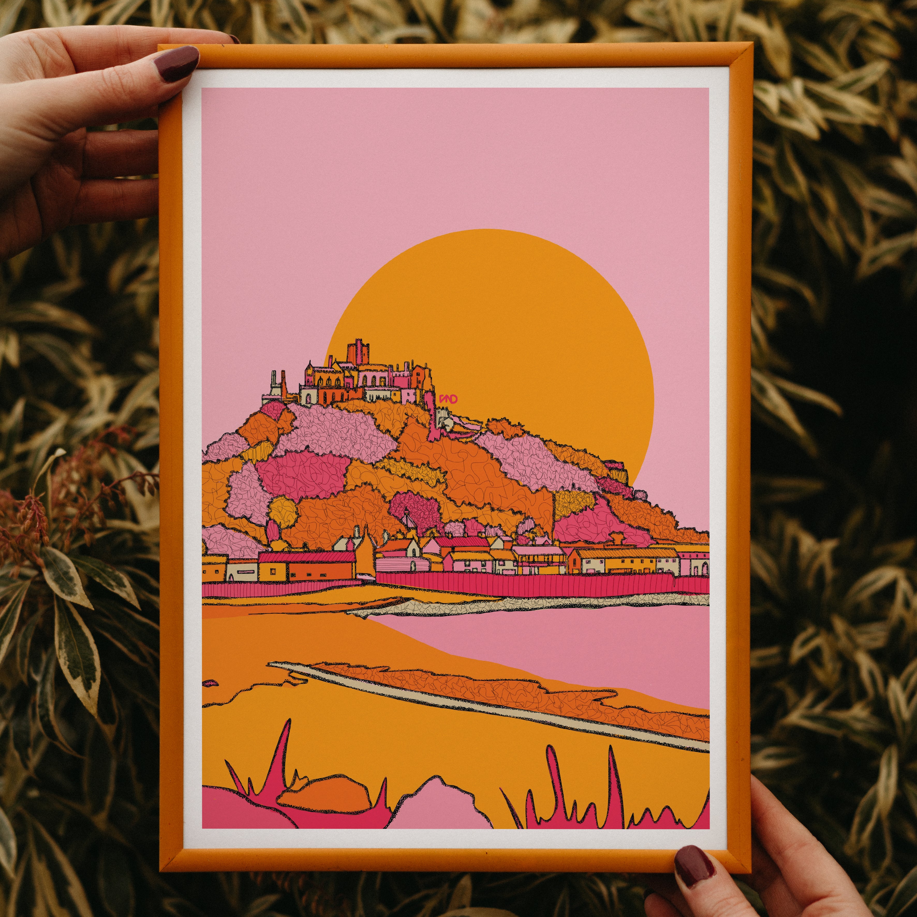 St Michaels Mount art print