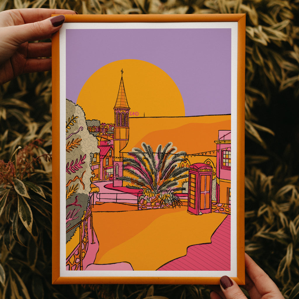 St Ives art print
