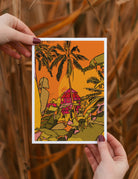 bali art, colourful wall art