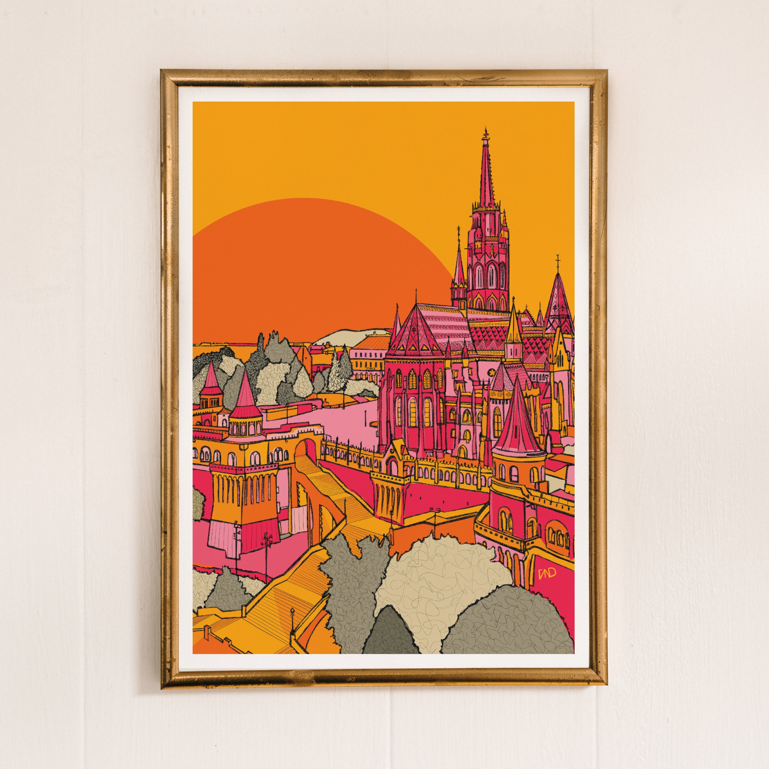 budapest art print